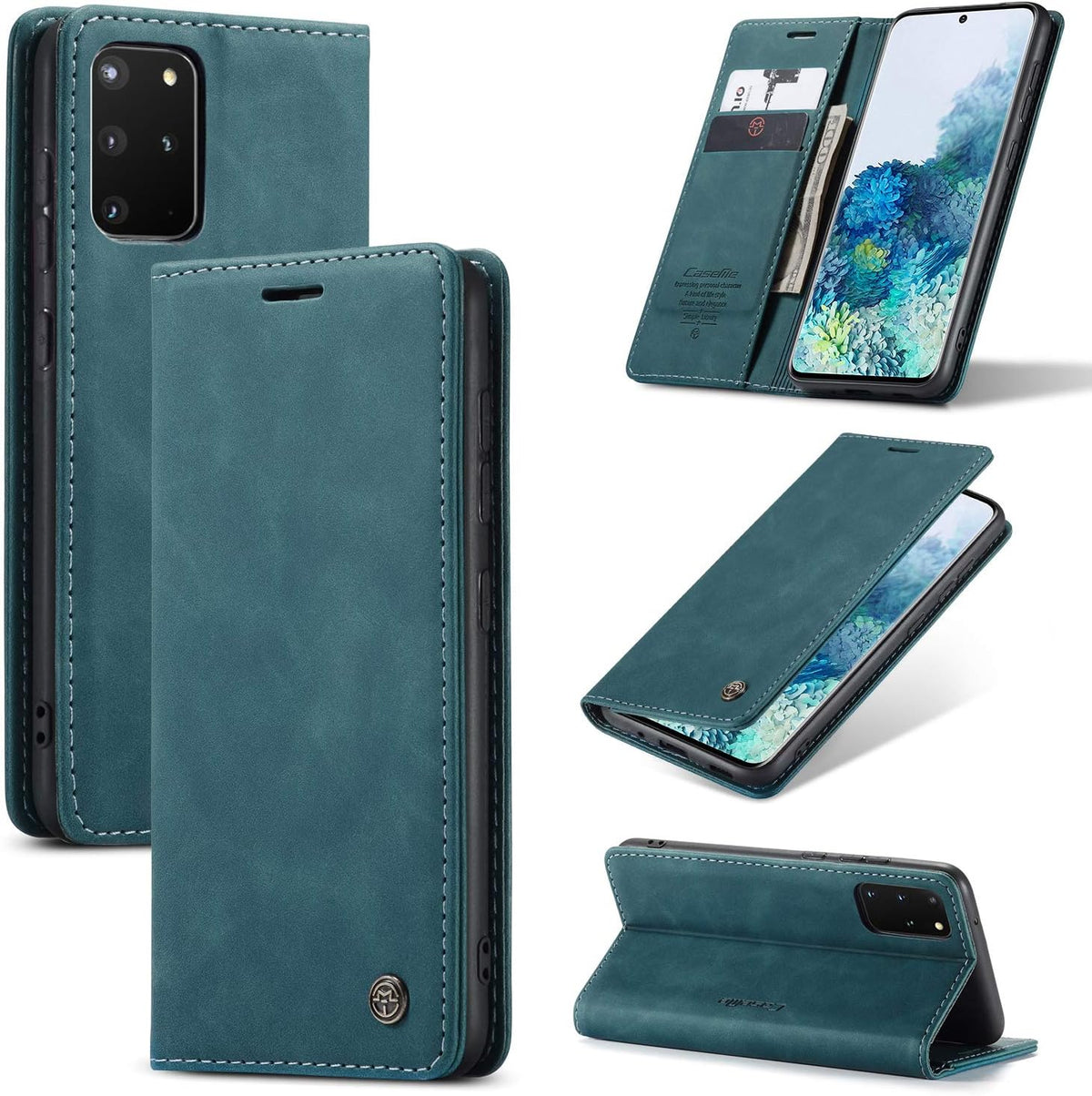 Handyhülle für Honor Magic 6 Pro Hülle Premium PU Klapphülle RFID Lederhülle Faltbare Schutzhülle Kartenfach Standfunktion Handytasche Hülle Honor Magic 6 Pro 5G - Schwarz