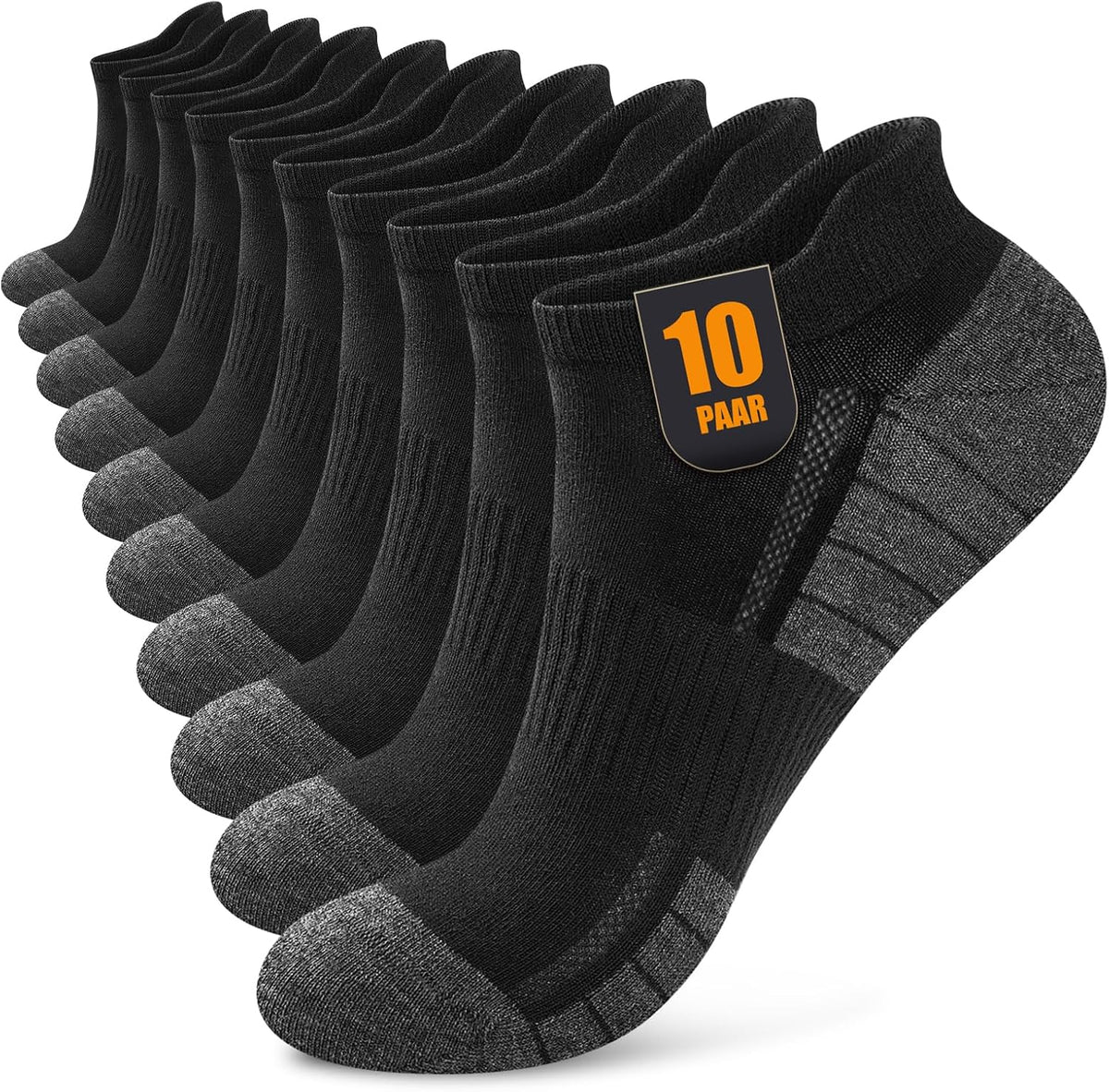Sneaker Socken Herren Damen 10/20 Paar – Atmungsaktive Sportsocken
