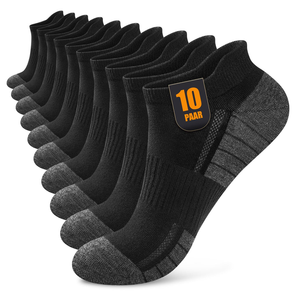 Sneaker Socken Herren Damen 10/20 Paar – Atmungsaktive Sportsocken