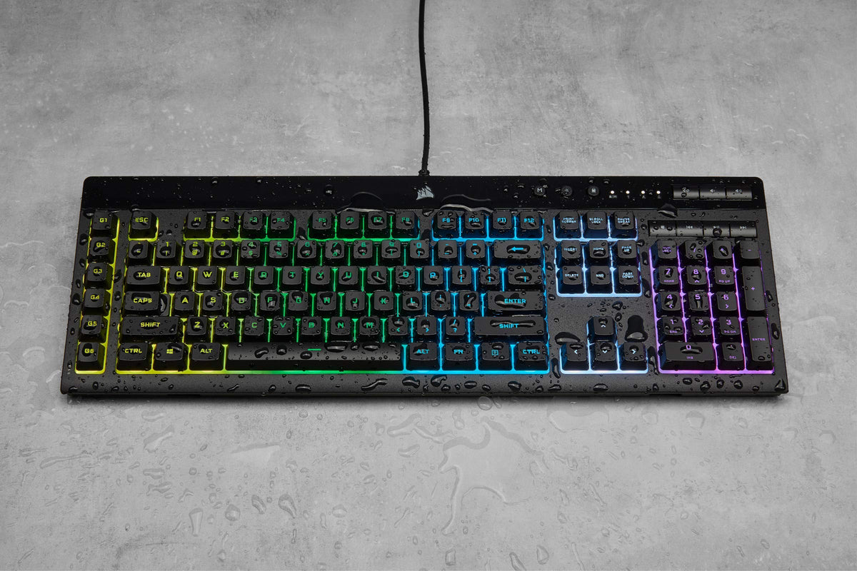 Corsair K55 CORE RGB Membran Kabelgebundene Gaming-Tastatur – Schwarz