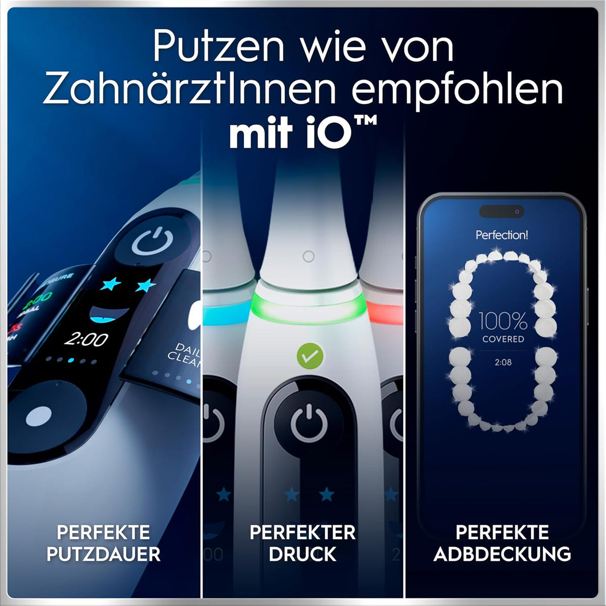 Oral-B iO Series 6 Elektrische Zahnbürste, Weiß