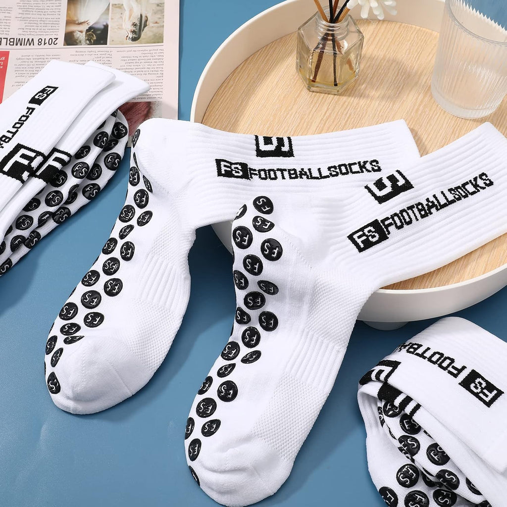 FANTESI 3 Paare Fußballsocken für Herren Damen,Sportsocken Fußball
