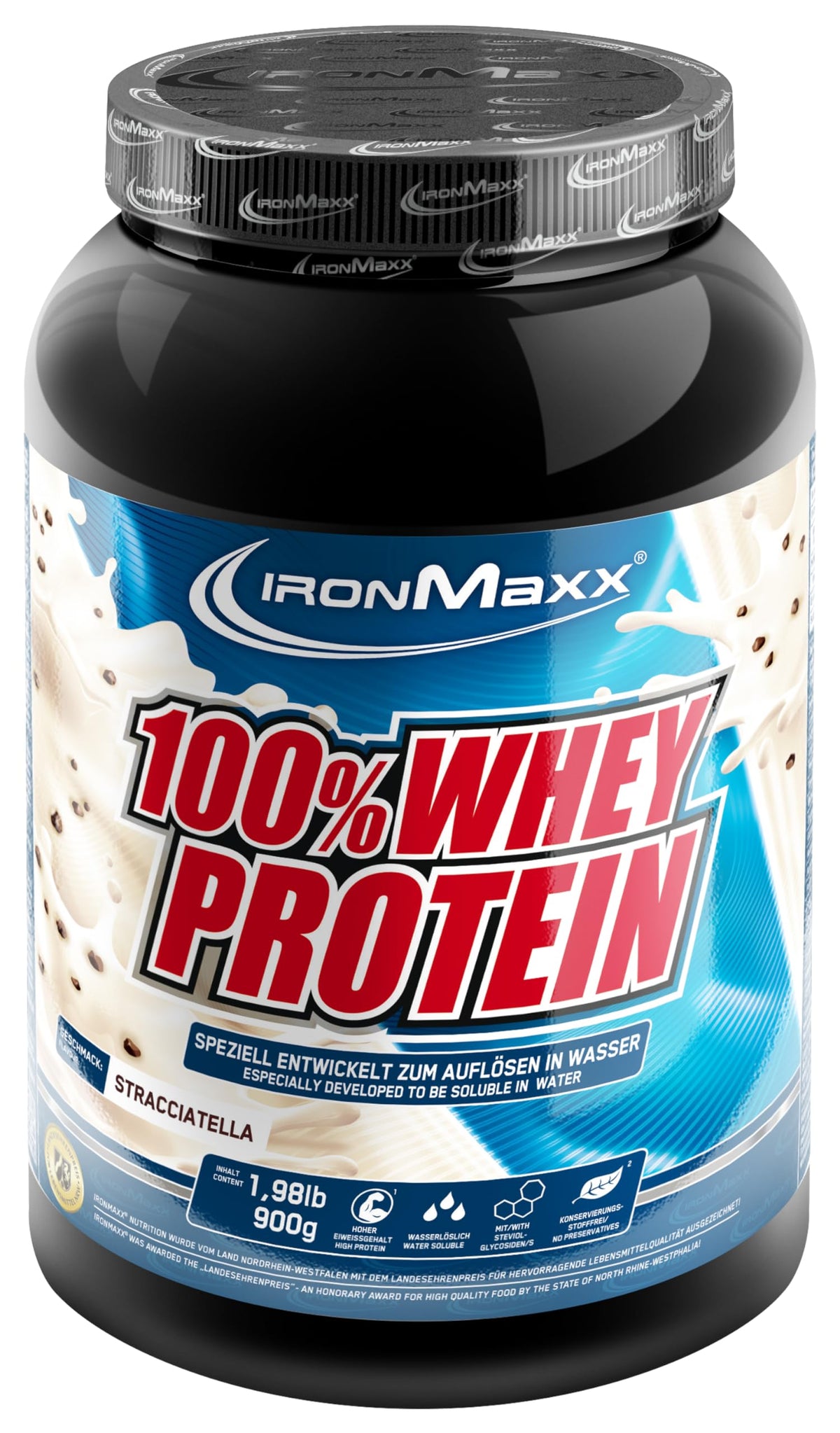 IronMaxx 100% Whey Protein Pulver - French Vanilla 500g Beutel | zuckerreduziertes, wasserlösliches Eiweißpulver aus Molkenprotein | viele verschiedene Geschmacksrichtungen