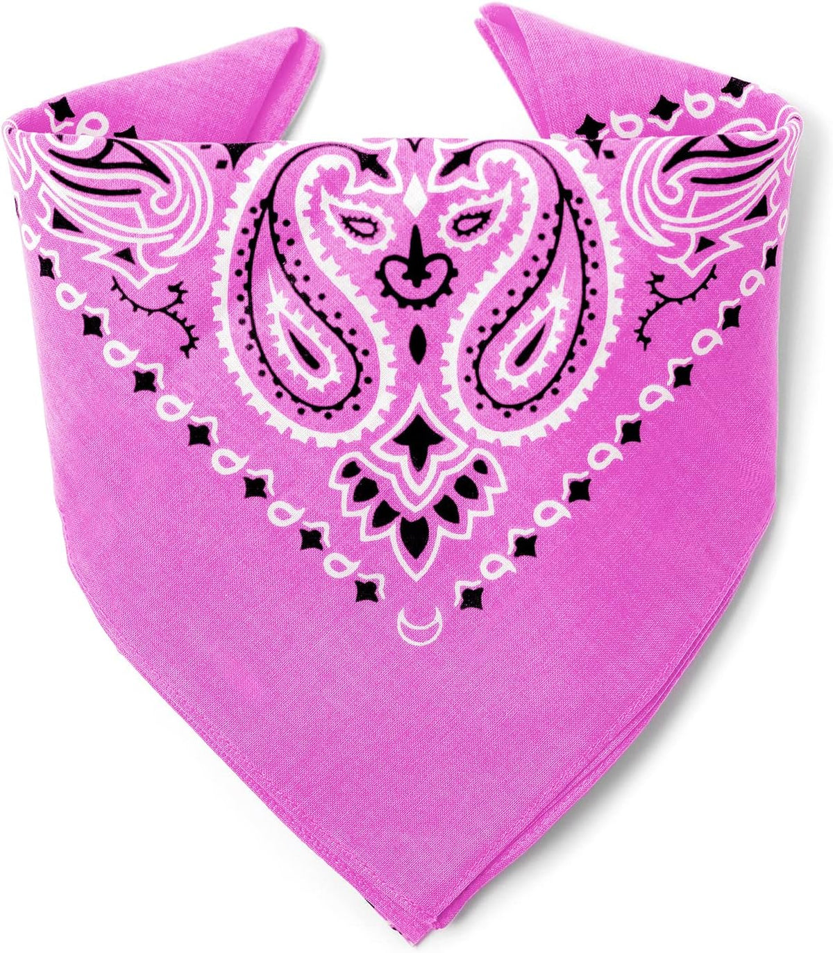 Bandana 100% Coton Qualité Premium - Epaisseur Supérieure - 20 Couleurs Exclusives - Motif Paisley