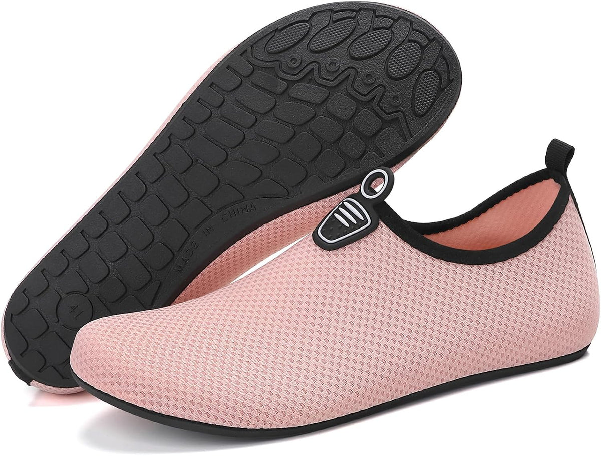 Water Shoes for Women Men Quick-Dry Beach Swim Socks with Non-Slip Sole
