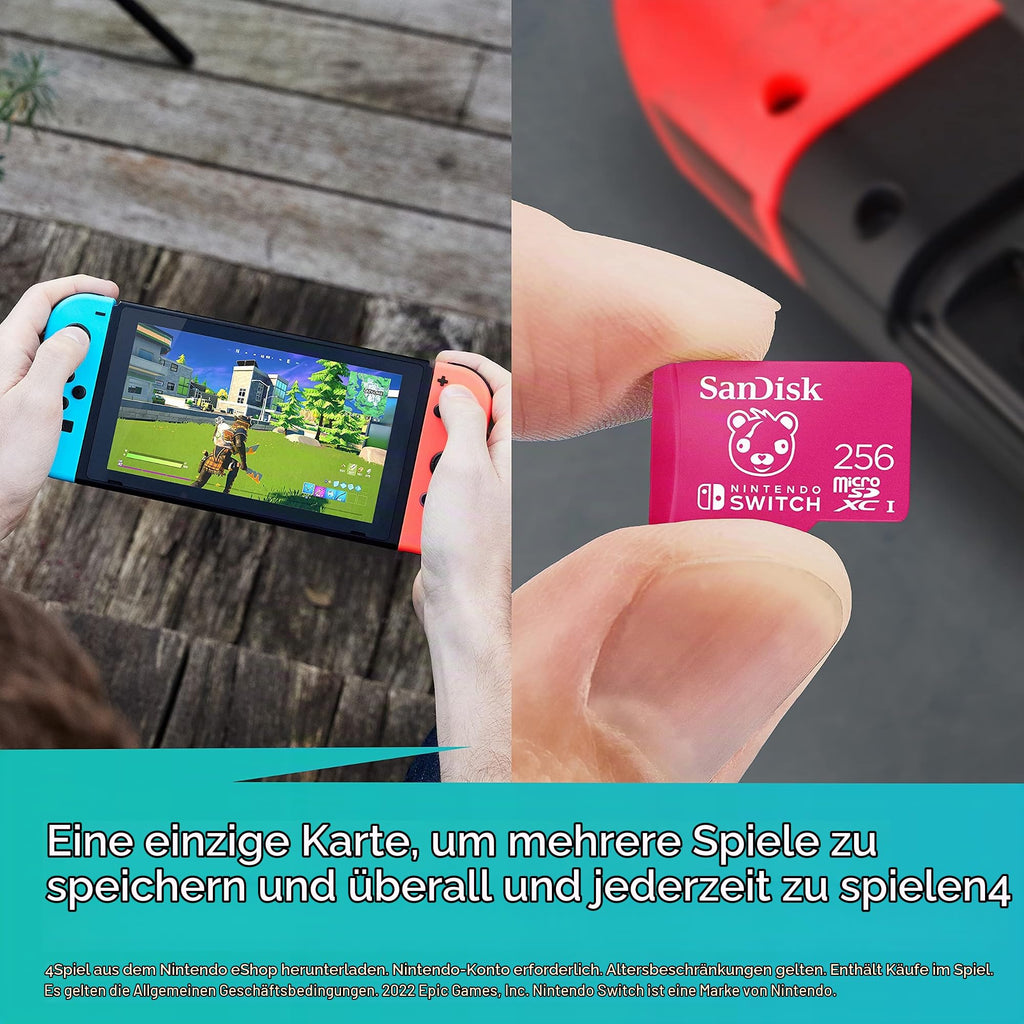 SANDISK 128GB microSD Karte, Super Mario Super Mushroom Edition