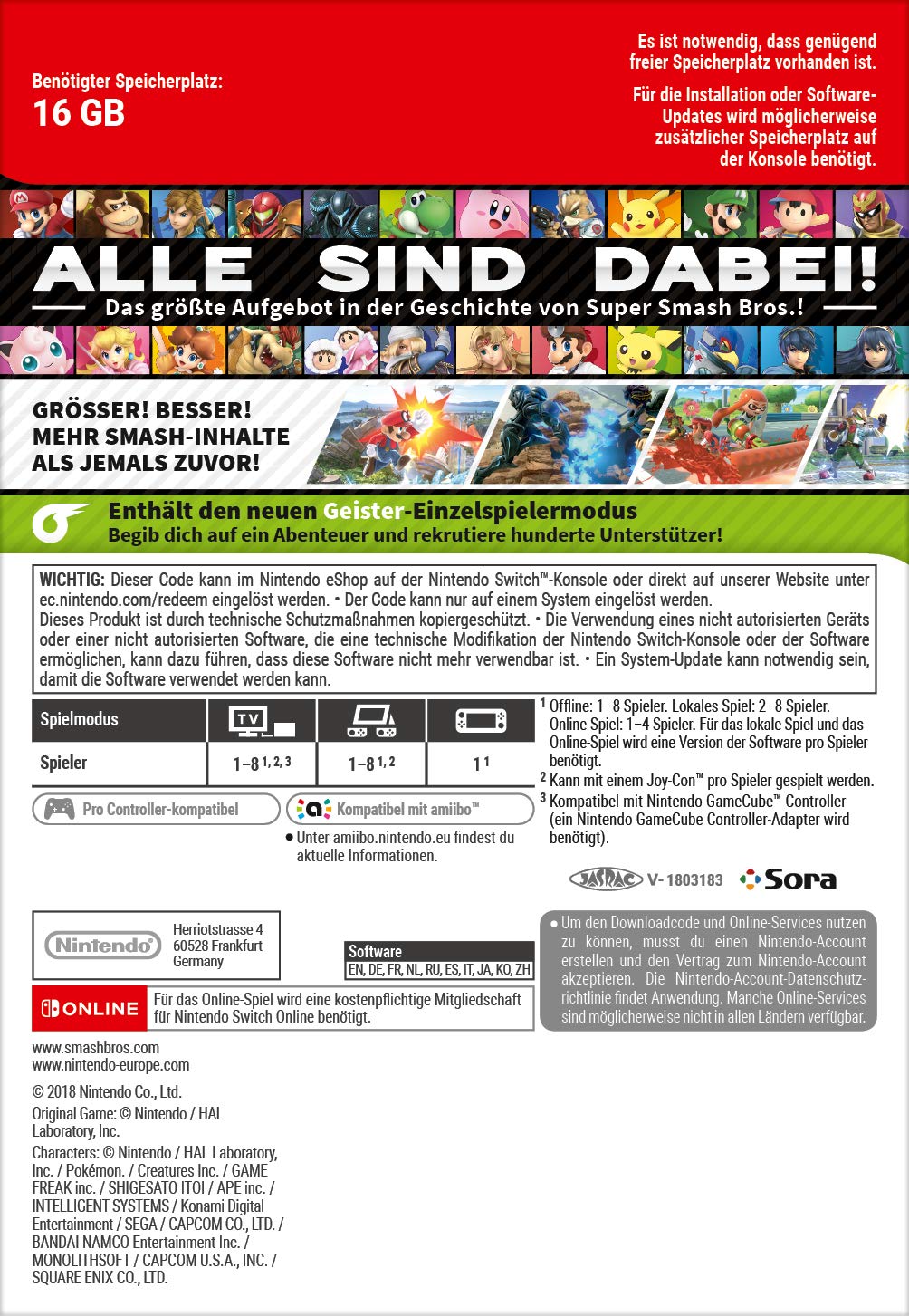 Super Smash Bros. Ultimate - [Nintendo Switch]