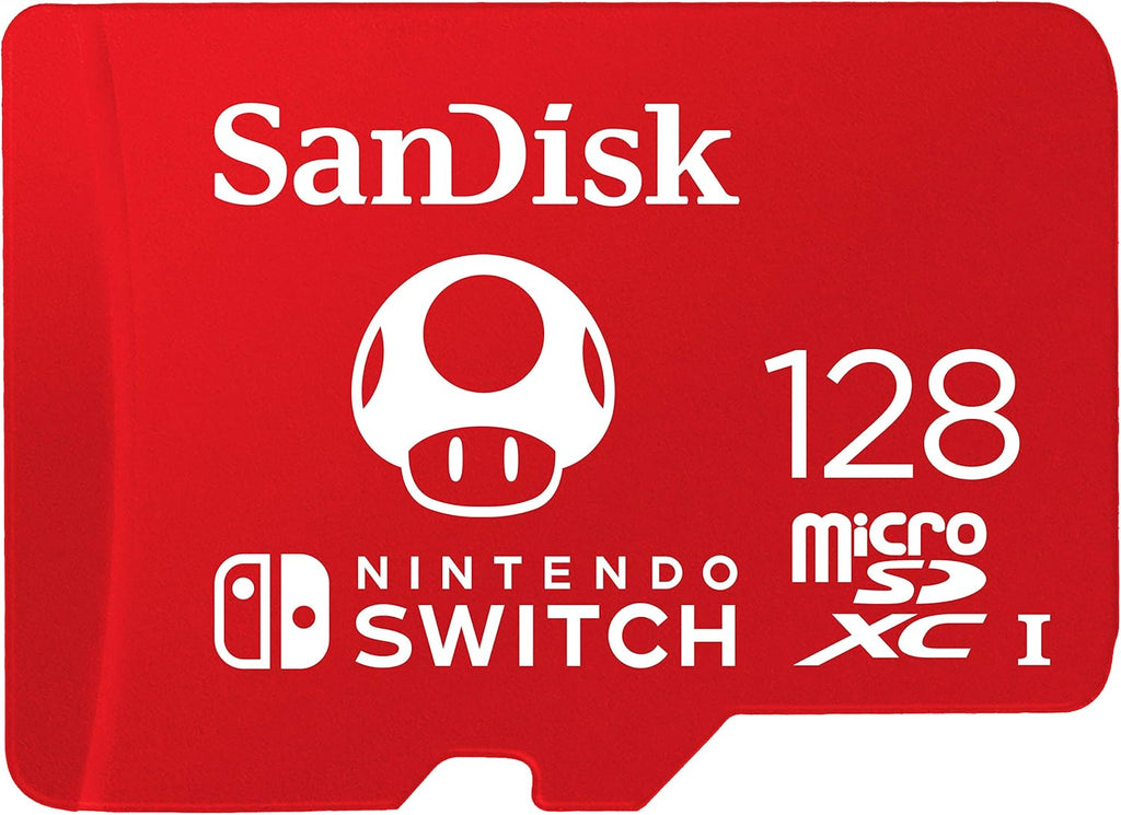 SANDISK 128GB microSD Karte, Super Mario Super Mushroom Edition