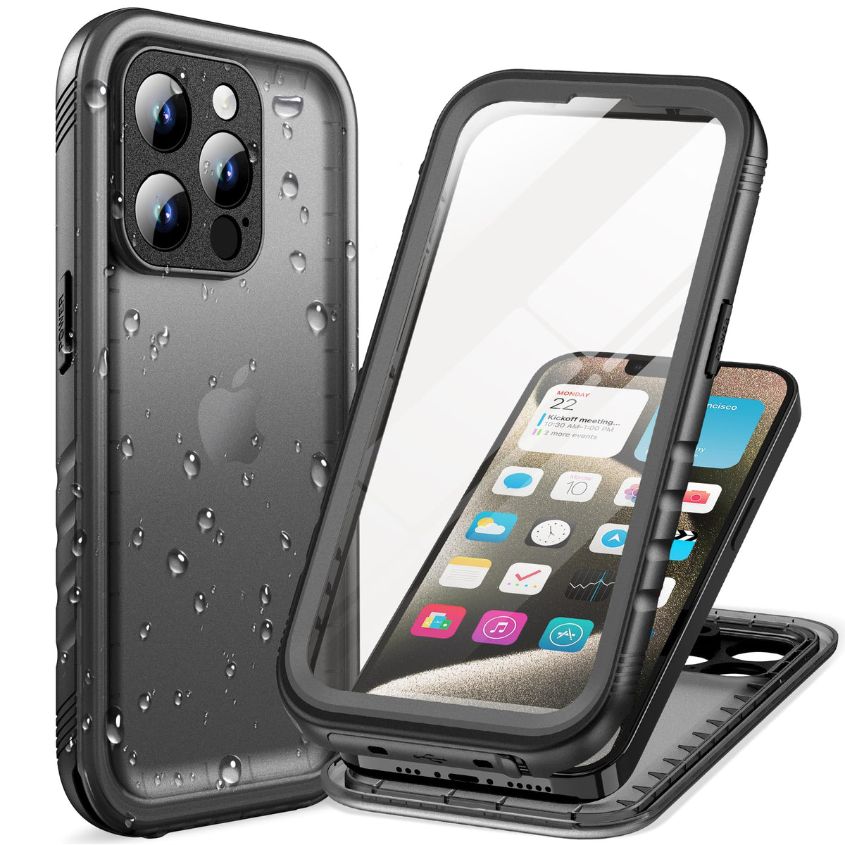 Cozycase TOP Militärschutz wasserdichte 360 Hülle Für iPhone 17 18 Pro Max