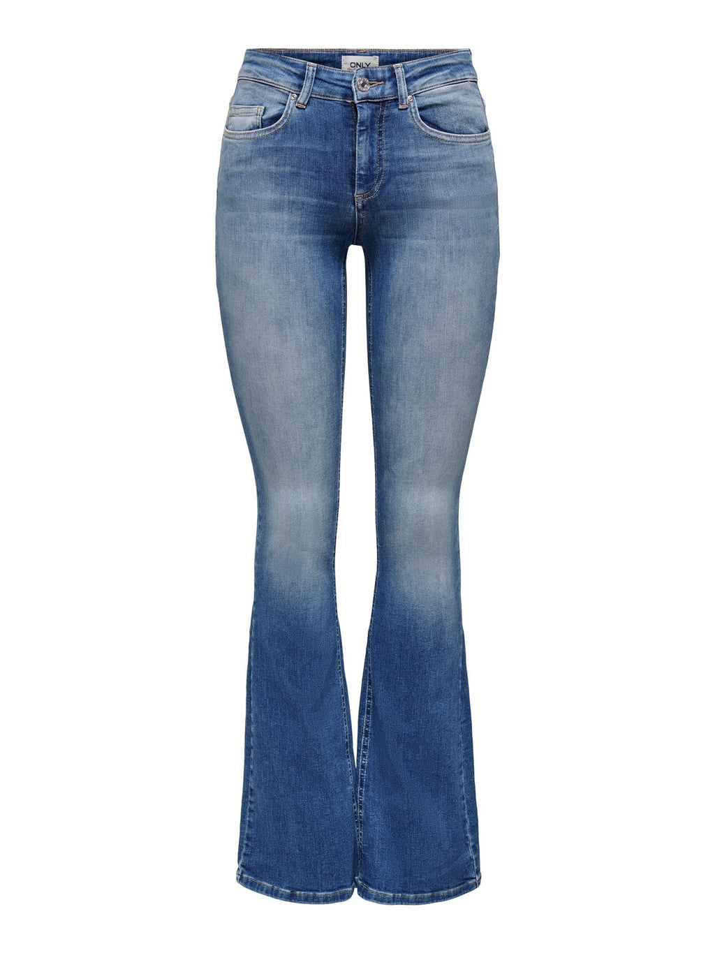 ONLY Female Flared fit Jeans ONLBLUSH Mittlere Taille Flared Jeans