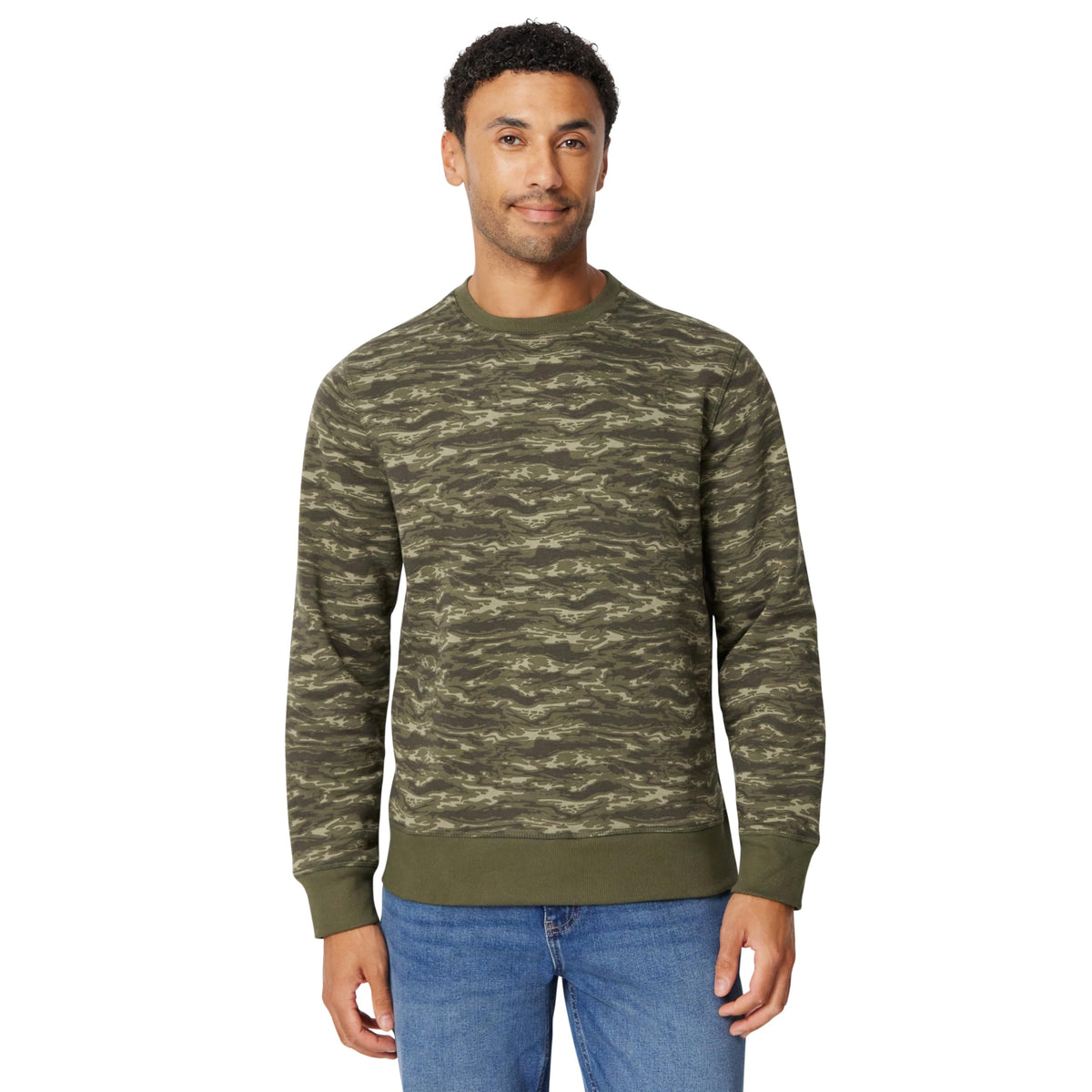 Amazon Essentials Sweatshirt en Molleton Col Rond Homme