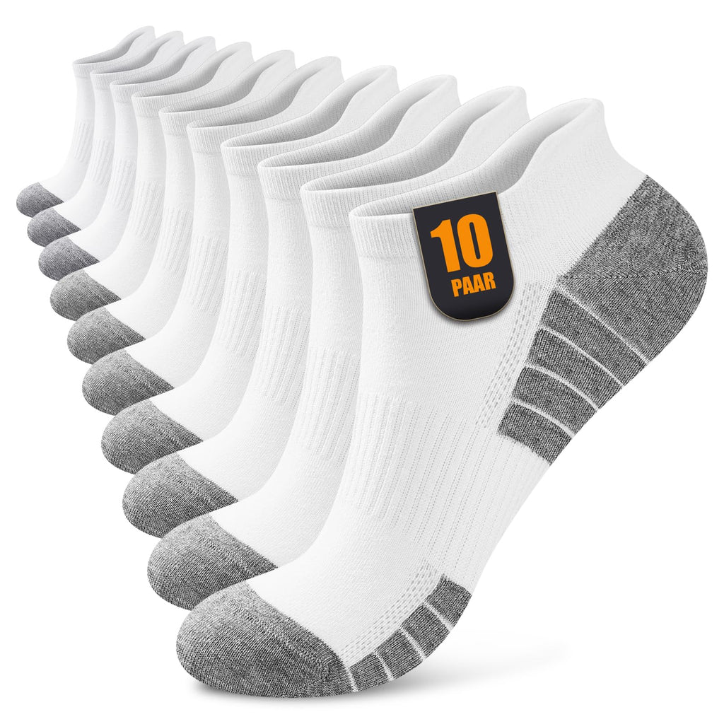 Sneaker Socken Herren Damen 10/20 Paar – Atmungsaktive Sportsocken