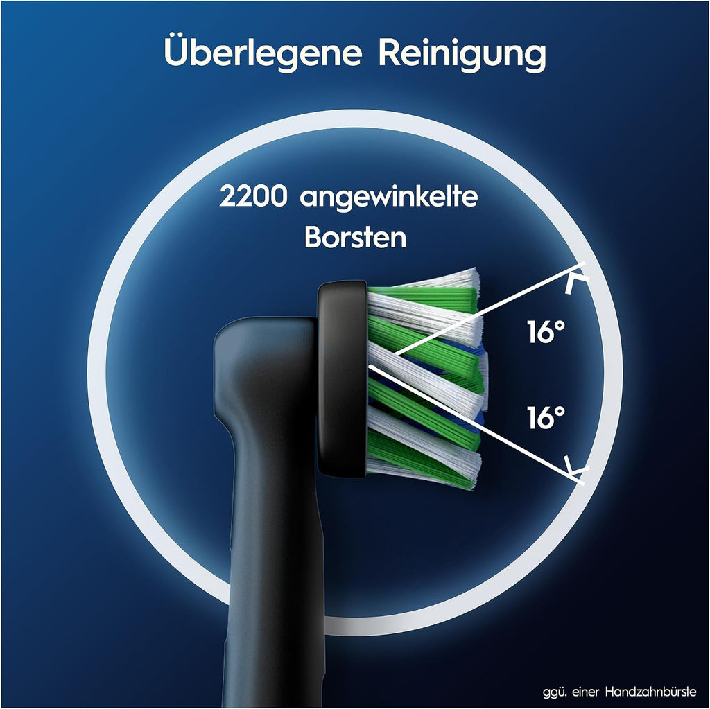 Oral-B Aufsteckbürsten PRO CrossAction, Weiß, 10 Stück