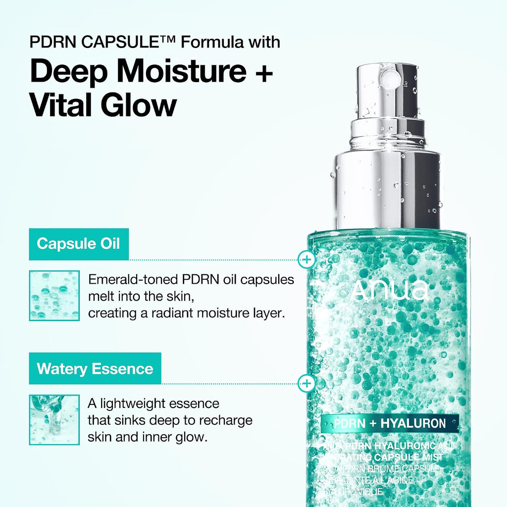 Anua Pdrn Collagen Glow Facial Serum Spray, Korean Skincare, 100ml