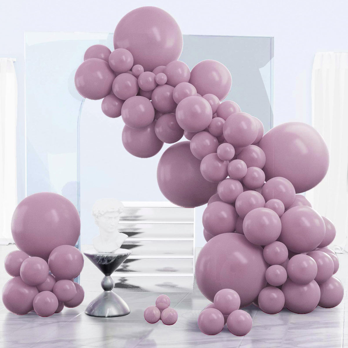 PartyWoo Black Balloons 140pcs Different Sizes of 18 12 10 5 Inch