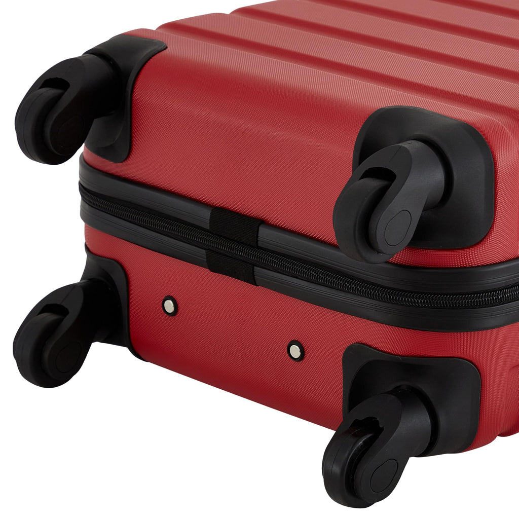 Wrangler 22" Hardside Spinner Carry-On Luggage, Charcoal