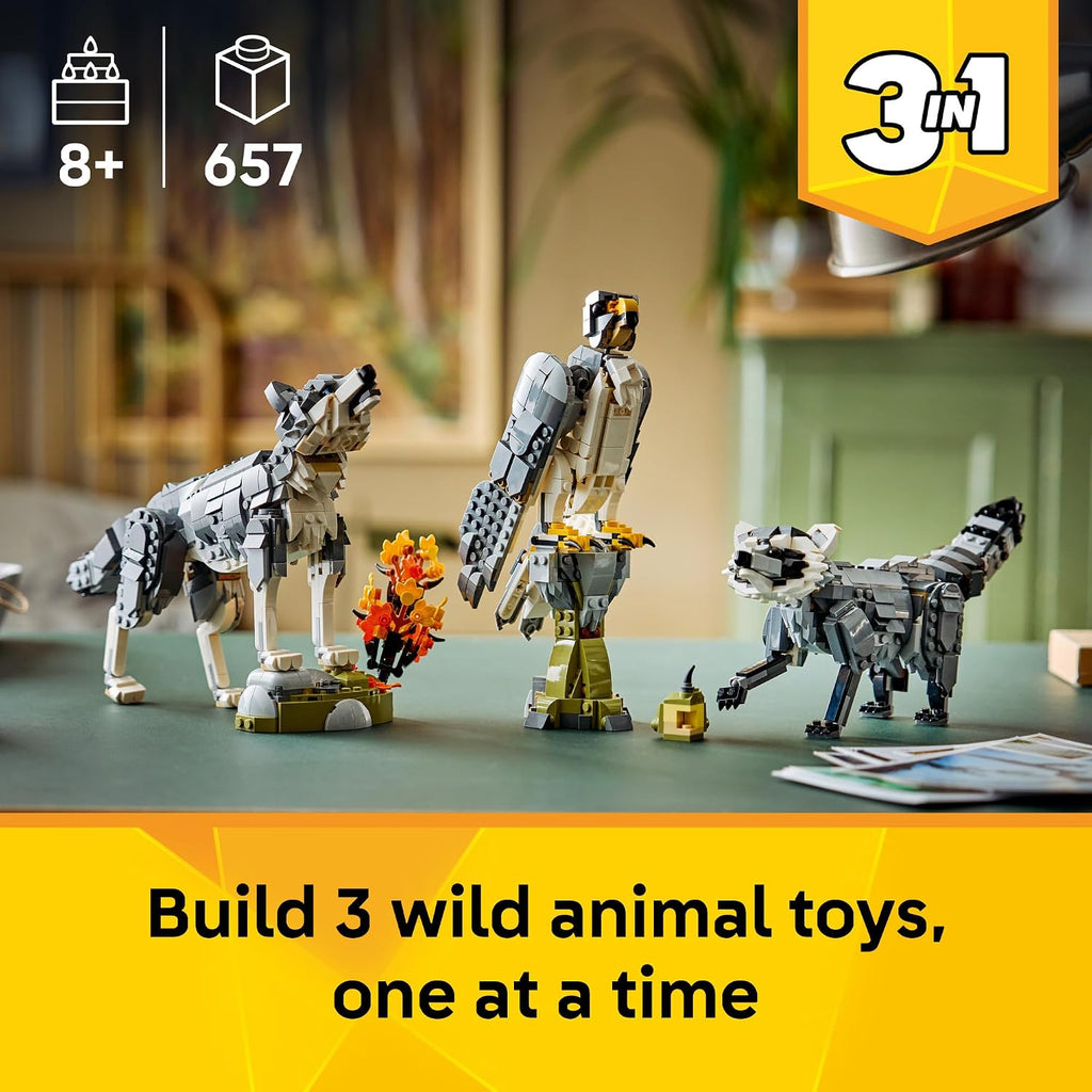 LEGO Creator 3 in 1 Forest Animals: Gray Wolf 31393