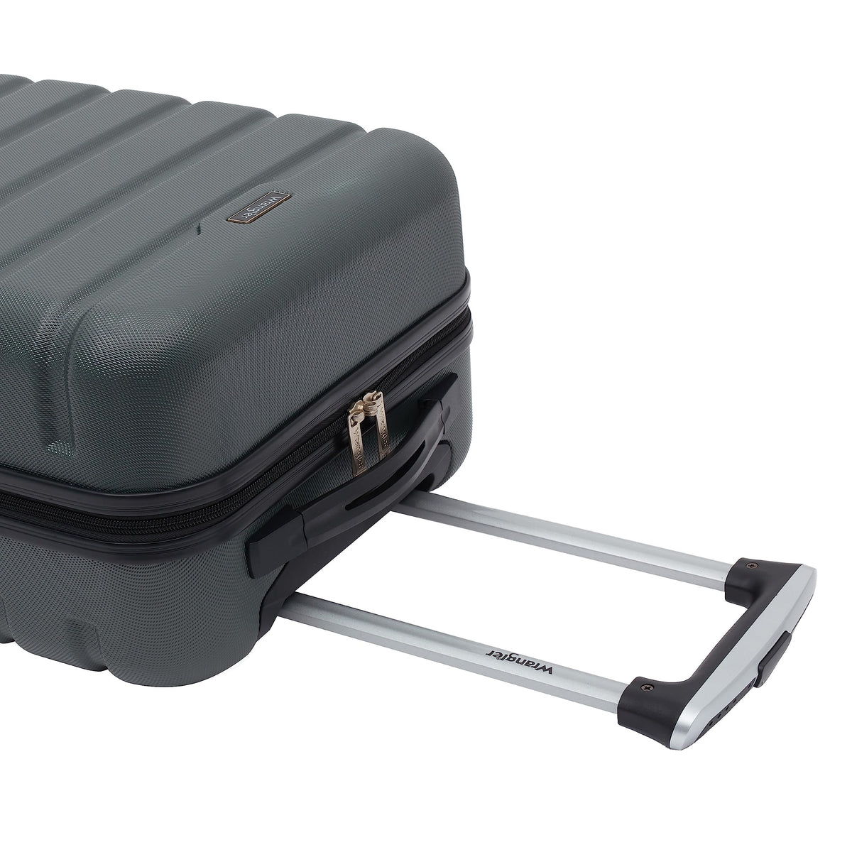 Wrangler 22" Hardside Spinner Carry-On Luggage, Charcoal