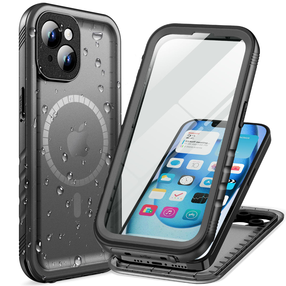 Cozycase TOP Militärschutz wasserdichte 360 Hülle Für iPhone 17 18 Pro Max