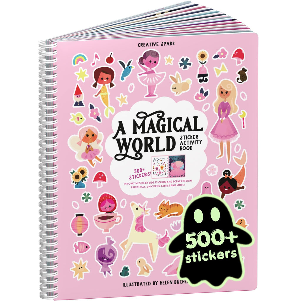 Cupkin Animal Habitats Sticker Book | 12 Coloring & Activity, 500+ Stickers