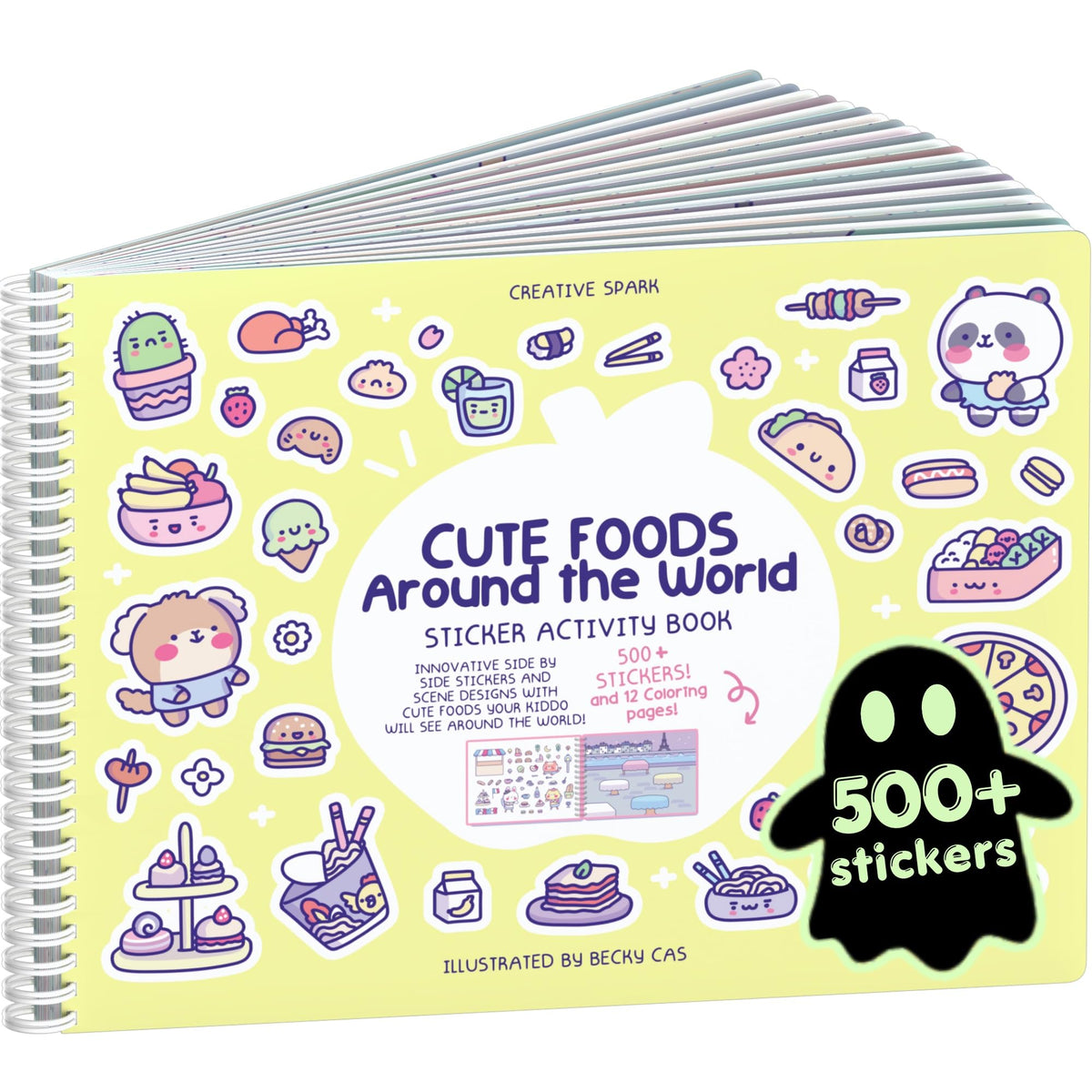 Cupkin Animal Habitats Sticker Book | 12 Coloring & Activity, 500+ Stickers