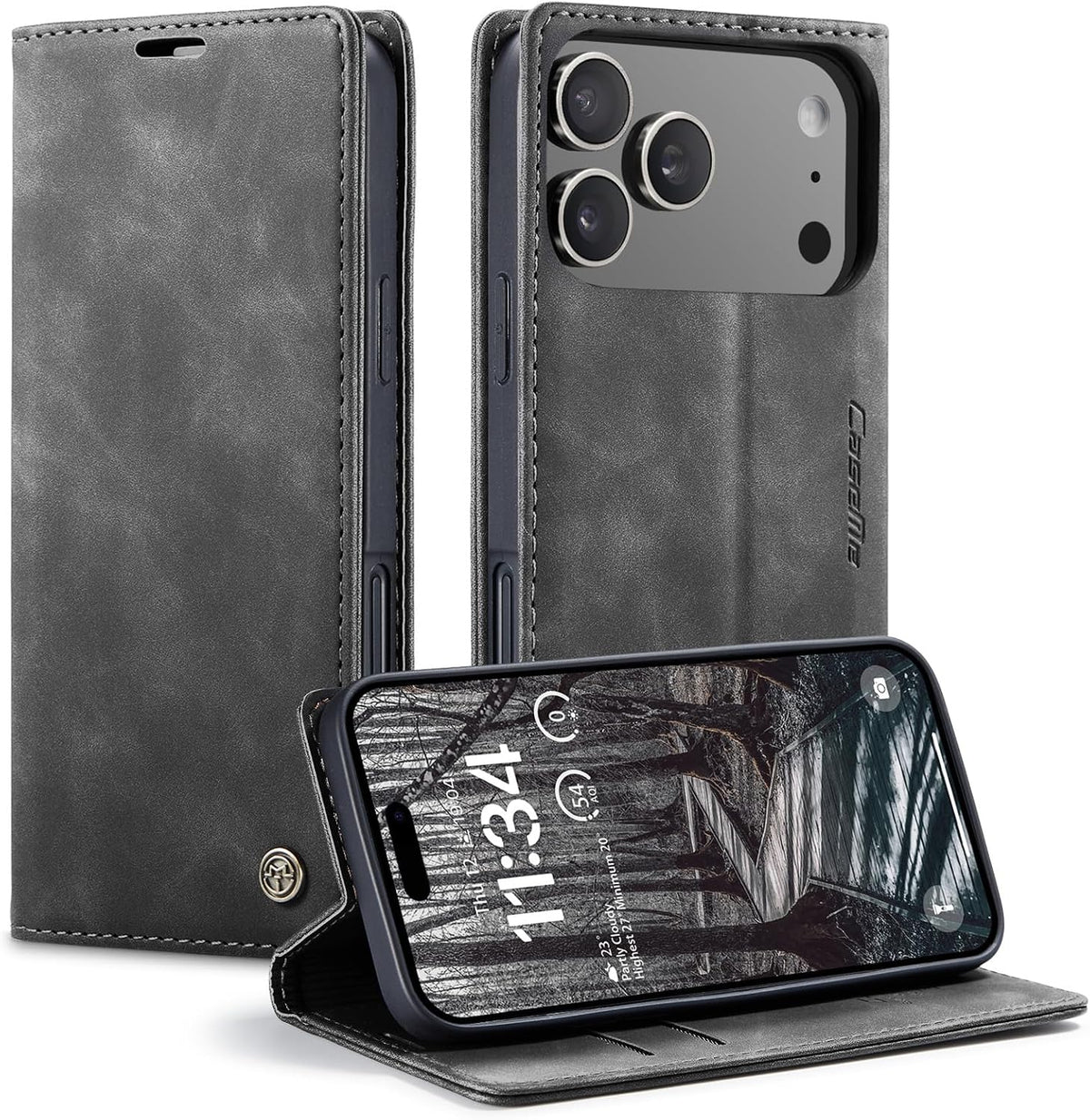 KZB für Xiaomi Redmi Note 15 Hülle, Magnet Leder Klapphülle Stoßfest