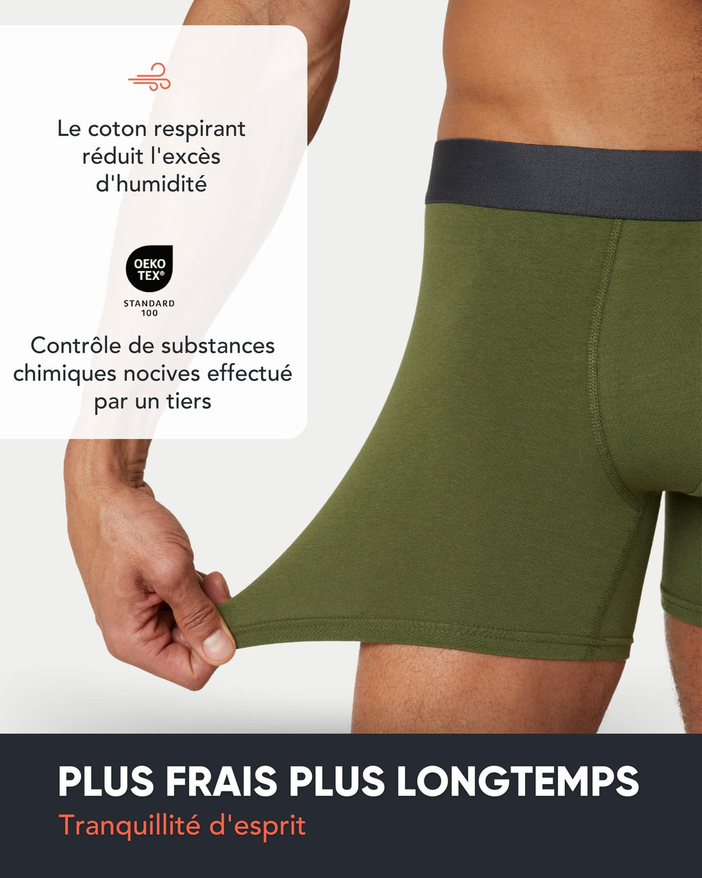FM London Lot de 7 Boxers Respirants Homme sans Étiquette, Extensibles