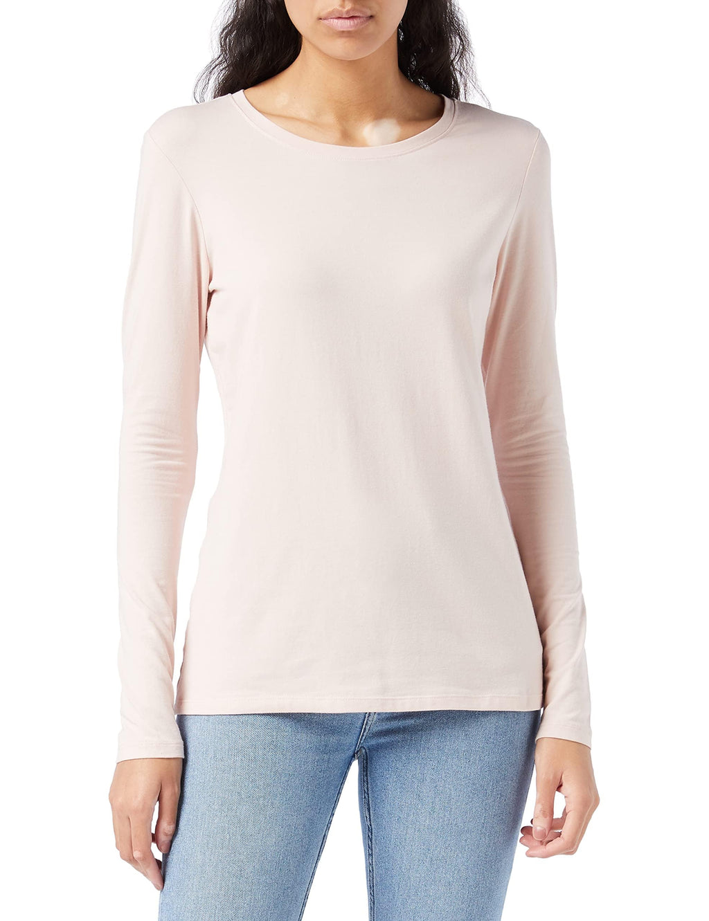 Amazon Essentials Damen Regular-Fit Langarm-T-Shirt Rundhalsausschnitt (In Übergröße Erhältlich)