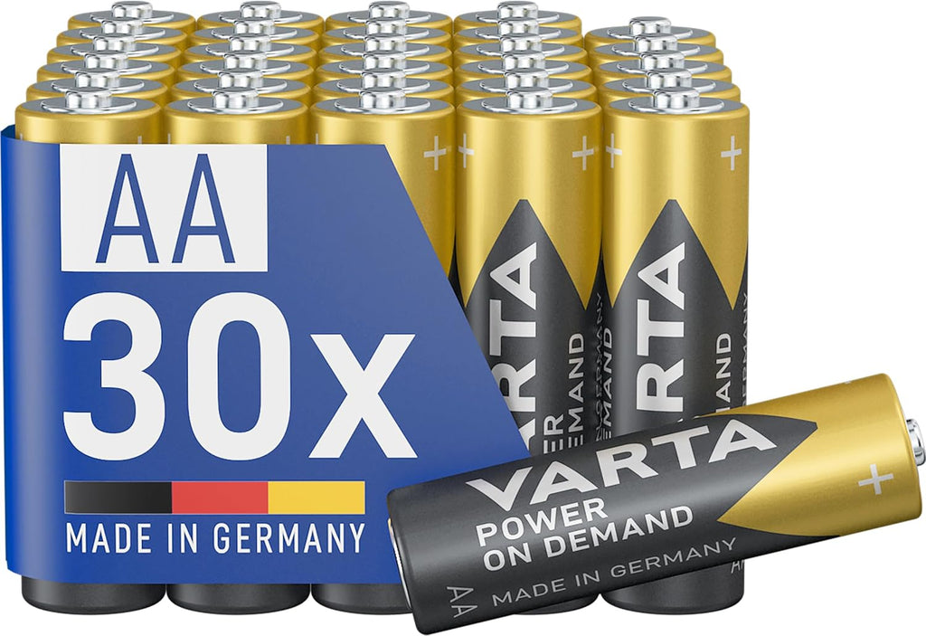 Varta Batterien AAA 100 Stück Power on Demand Alkaline 1,5 V Vorratspack