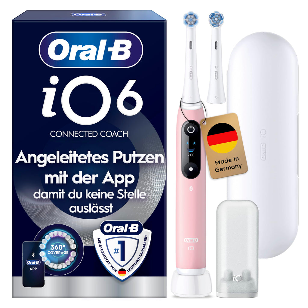 Oral-B iO Series 6 Elektrische Zahnbürste, Weiß