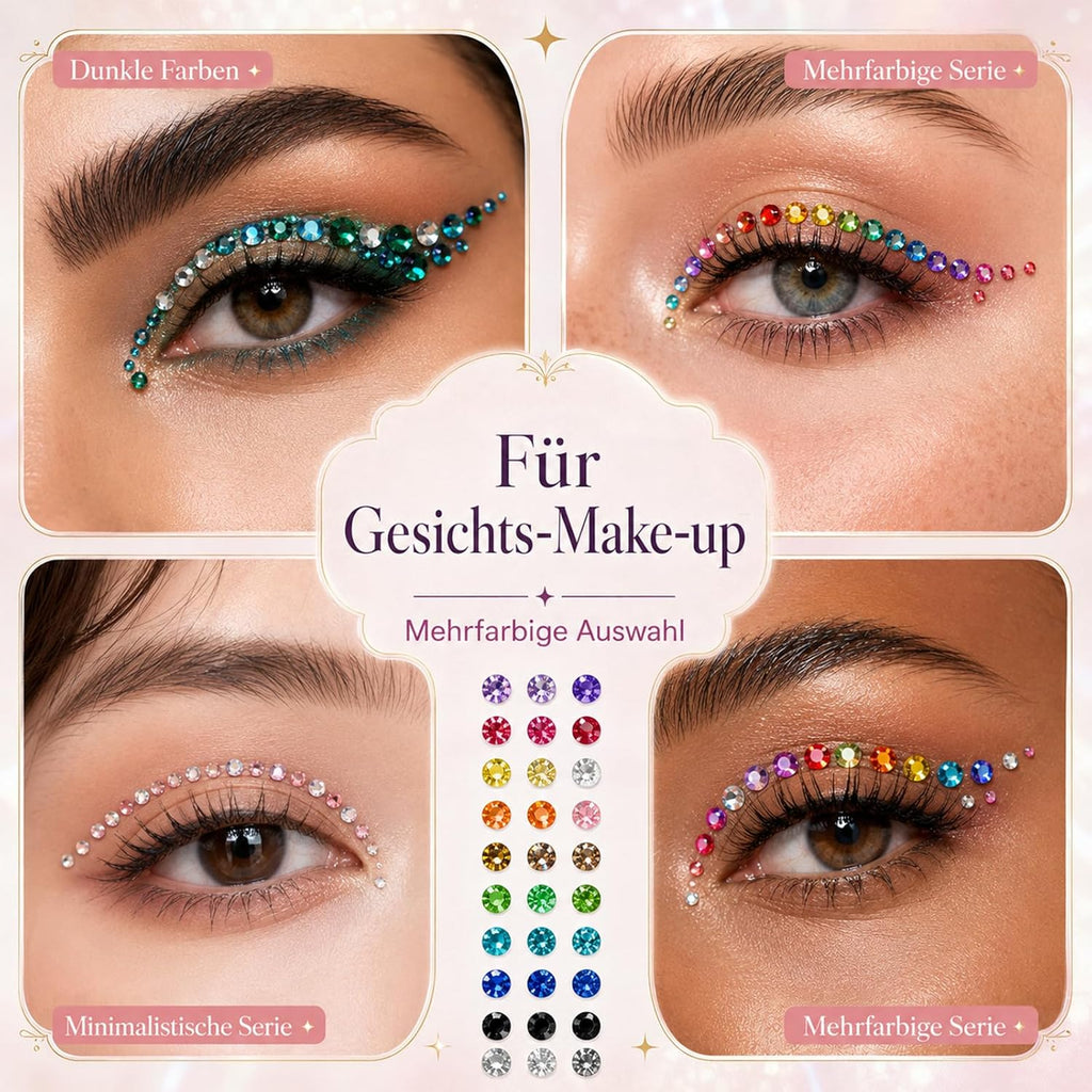 56 Farben Bedazzler Kit, 45.000 Stück 3mm Harz Strasssteine Set