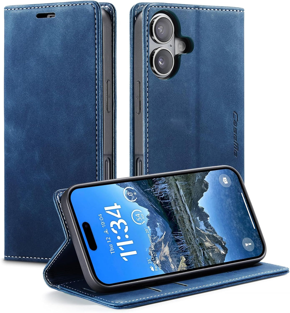KZB für Xiaomi Redmi Note 15 Hülle, Magnet Leder Klapphülle Stoßfest