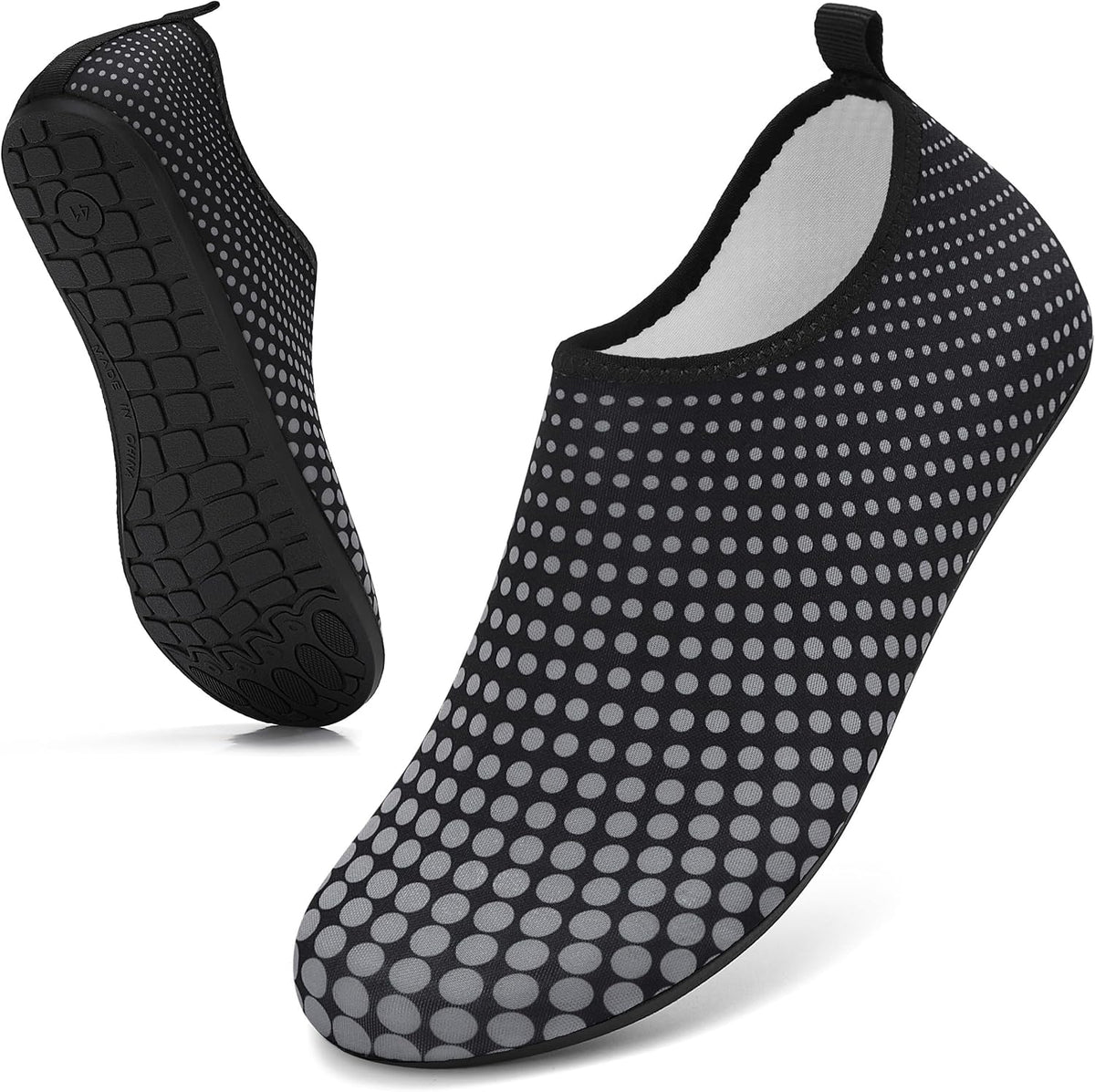 Water Shoes for Women Men Quick-Dry Beach Swim Socks with Non-Slip Sole