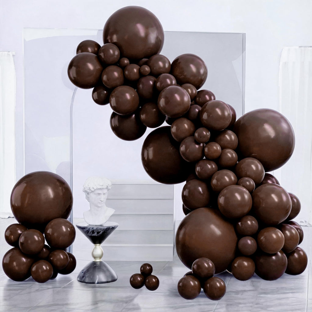 PartyWoo Black Balloons 140pcs Different Sizes of 18 12 10 5 Inch