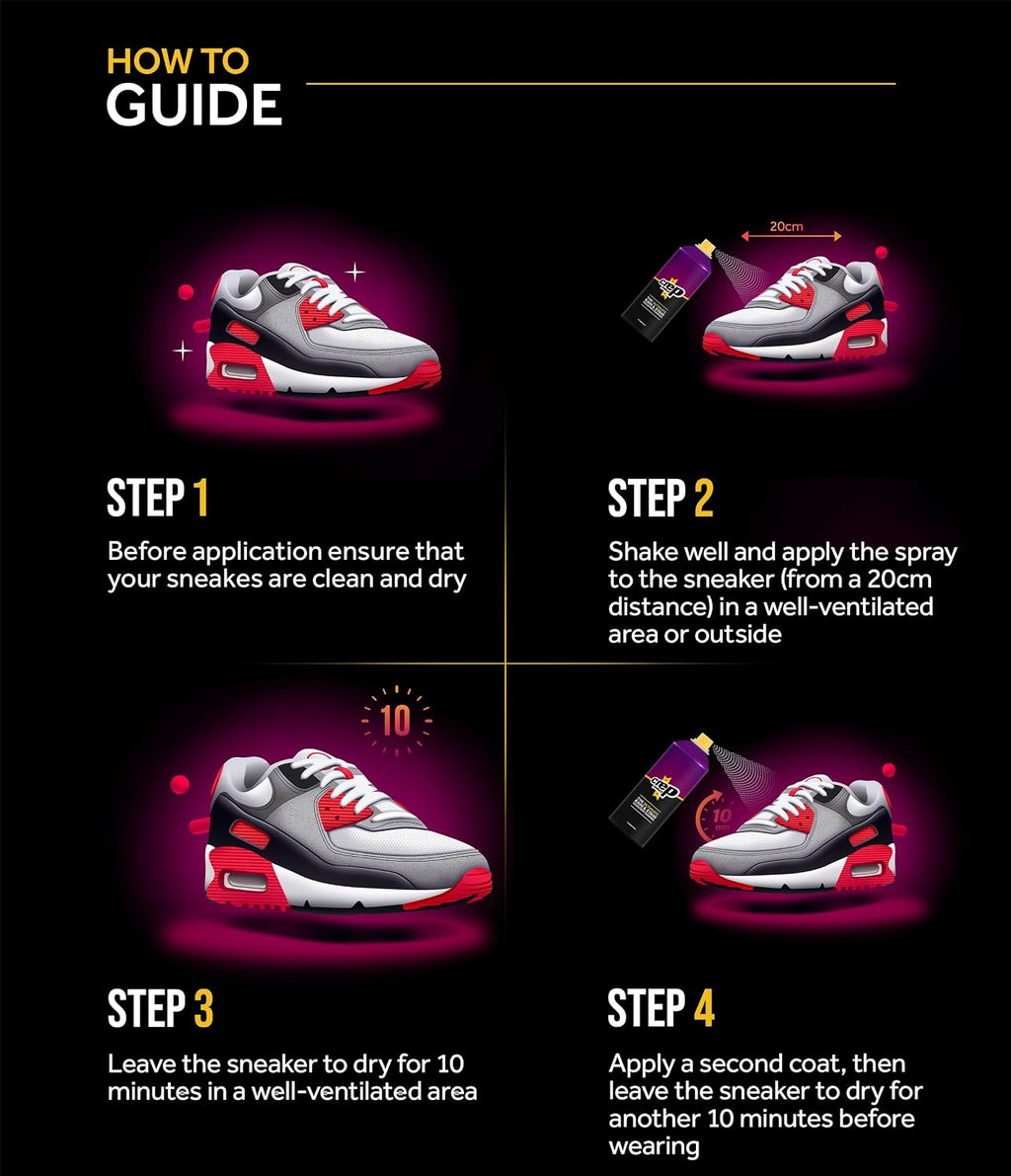 Crep Protect Shoe Protector Spray - Rain & Stain Waterproof Nano Protection for Sneaker, Leather, Nubuck, Suede & Canvas (200 ml)