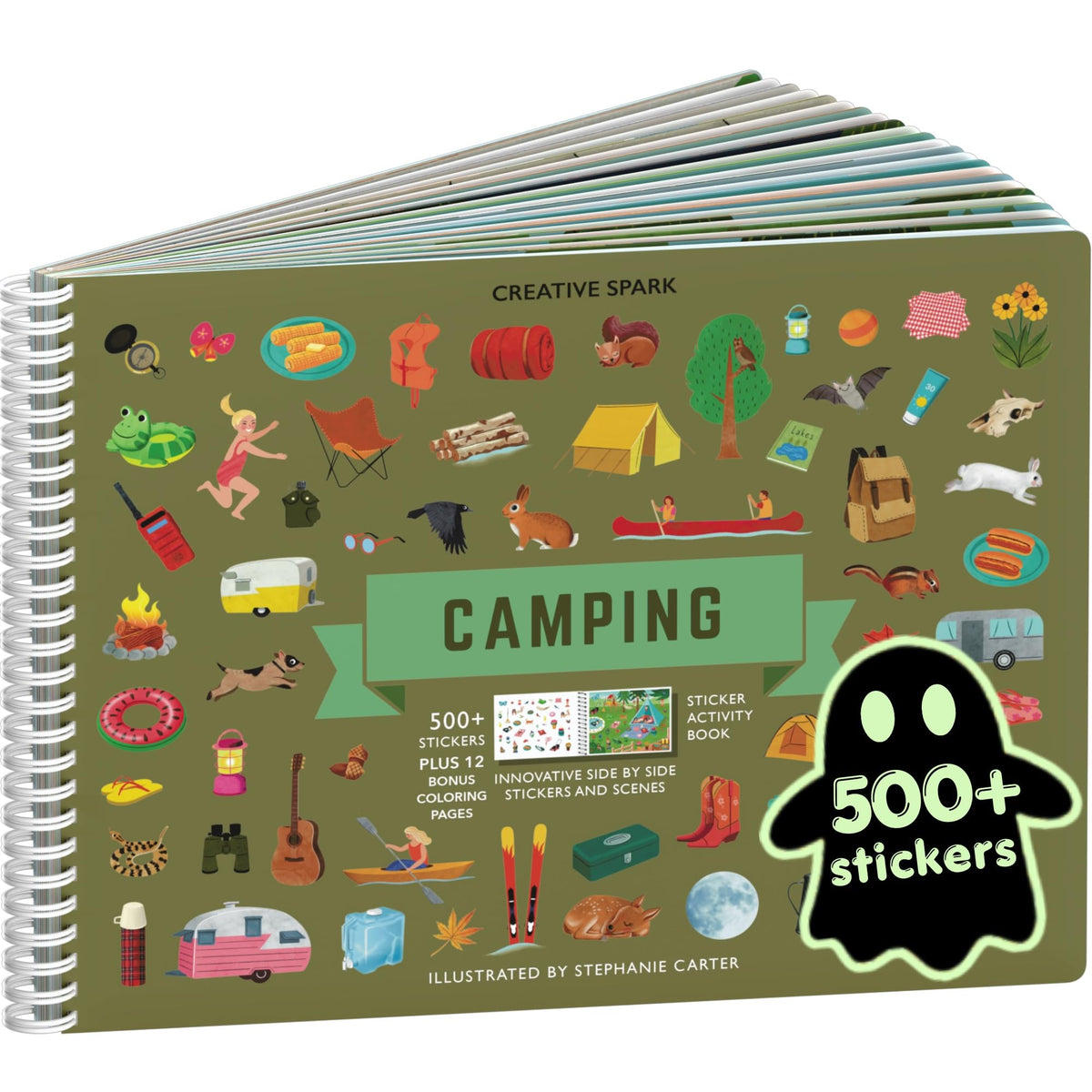 Cupkin Animal Habitats Sticker Book | 12 Coloring & Activity, 500+ Stickers