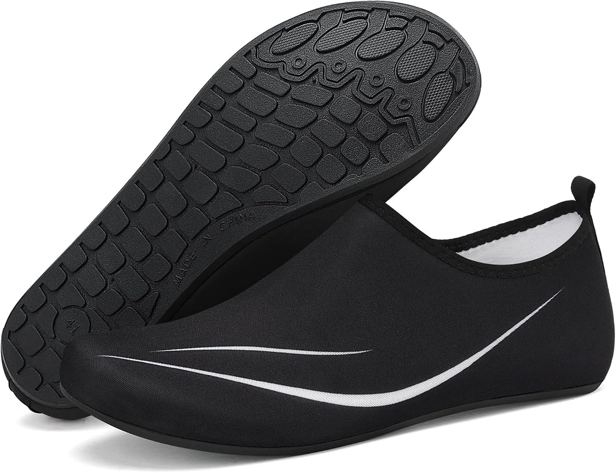 Water Shoes for Women Men Quick-Dry Beach Swim Socks with Non-Slip Sole