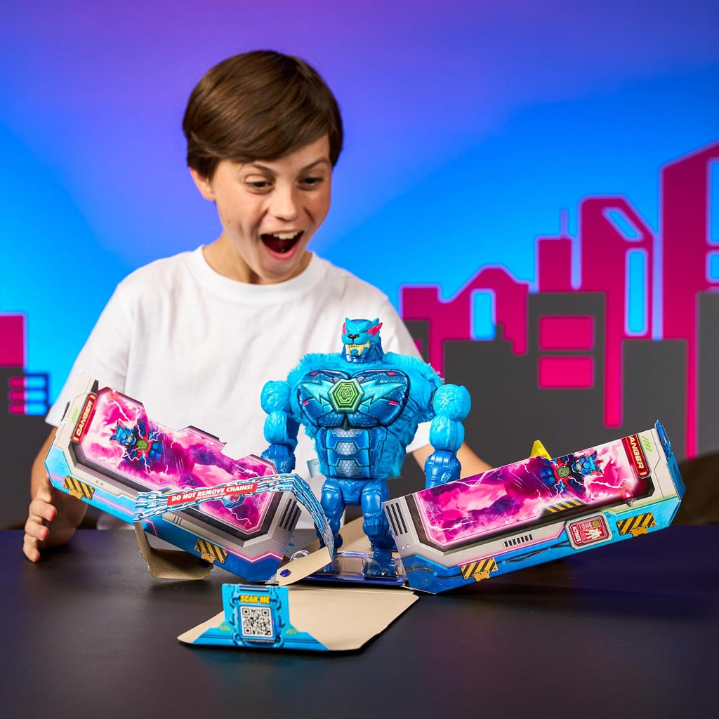 MRBEAST LAB MEGA-TECH Mutator Panthar, Action Figures