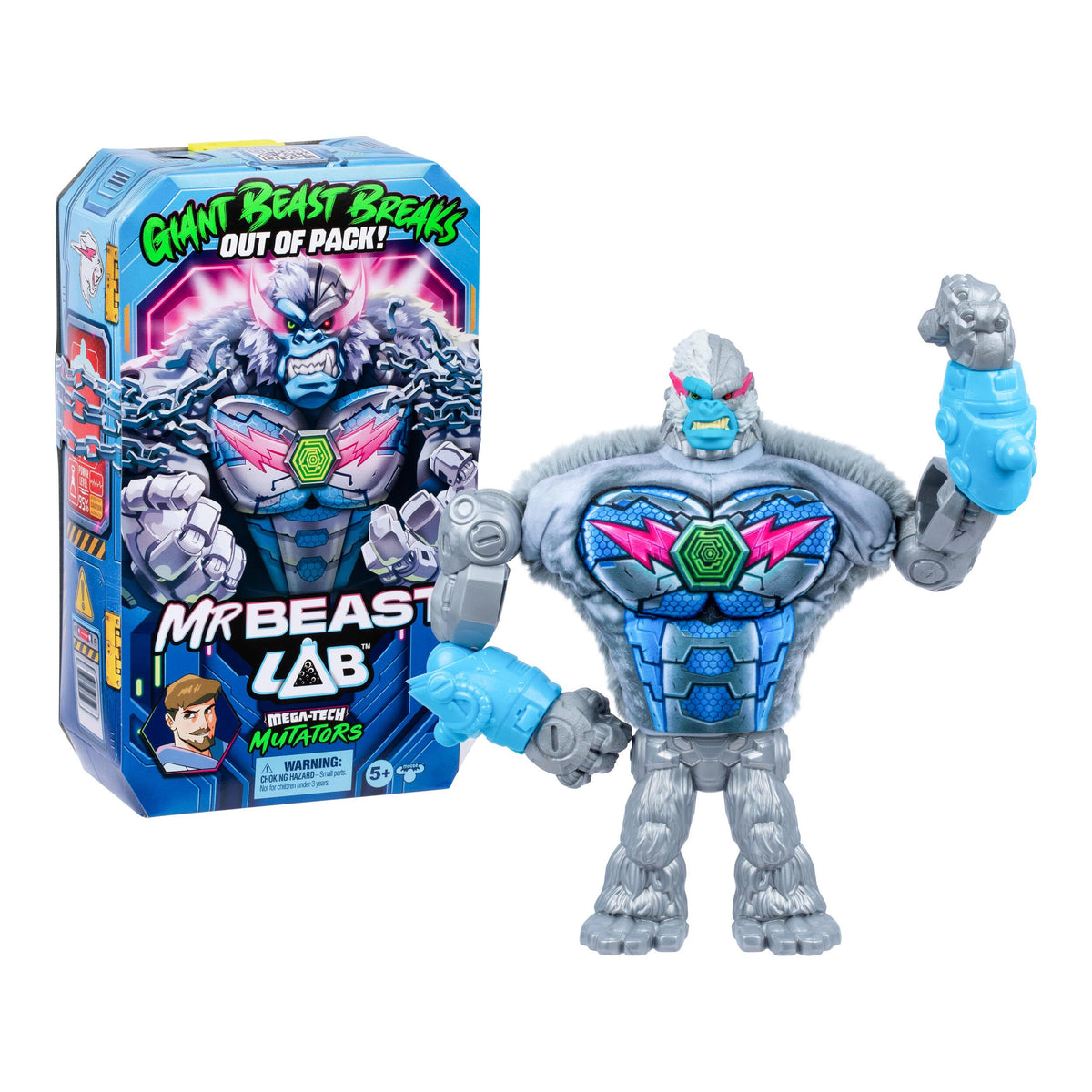 MRBEAST LAB MEGA-TECH Mutator Panthar, Action Figures