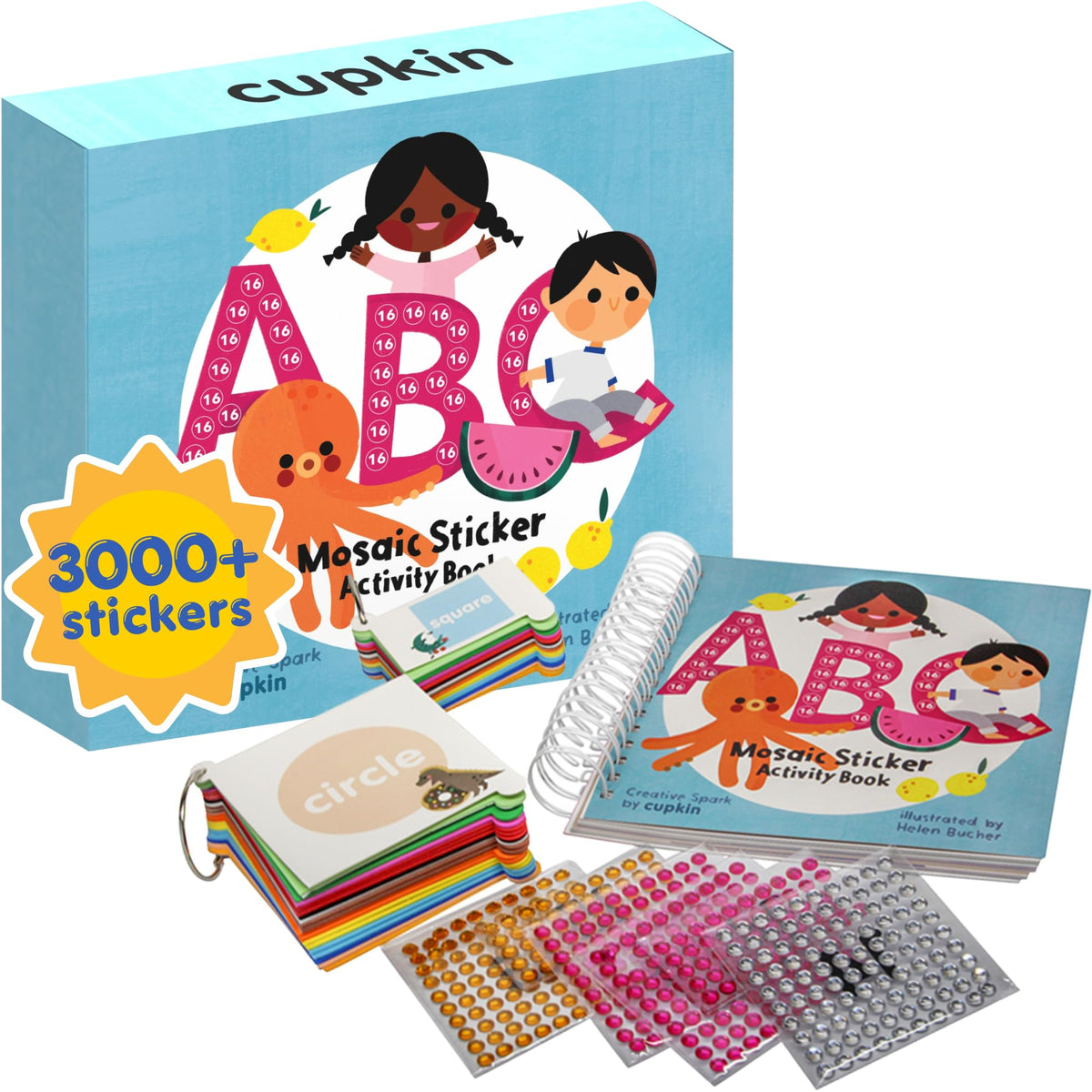 Cupkin Animal Habitats Sticker Book | 12 Coloring & Activity, 500+ Stickers