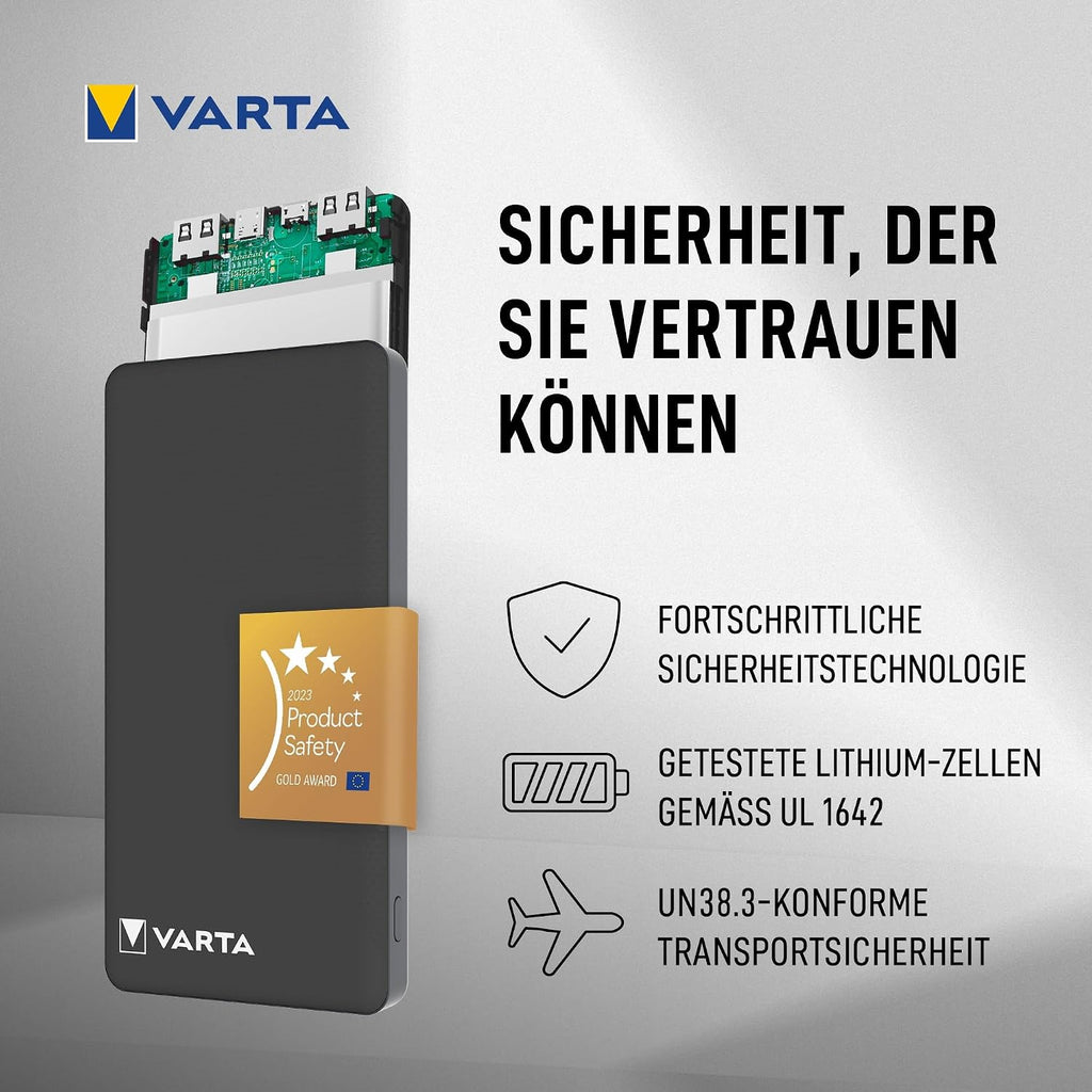 Varta Batterien AAA 100 Stück Power on Demand Alkaline 1,5 V Vorratspack