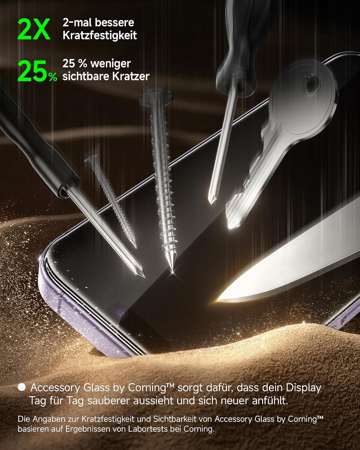 SMARTDEVIL 2 Pack Privatsphäre Schutz für iPhone 17 Panzerglas