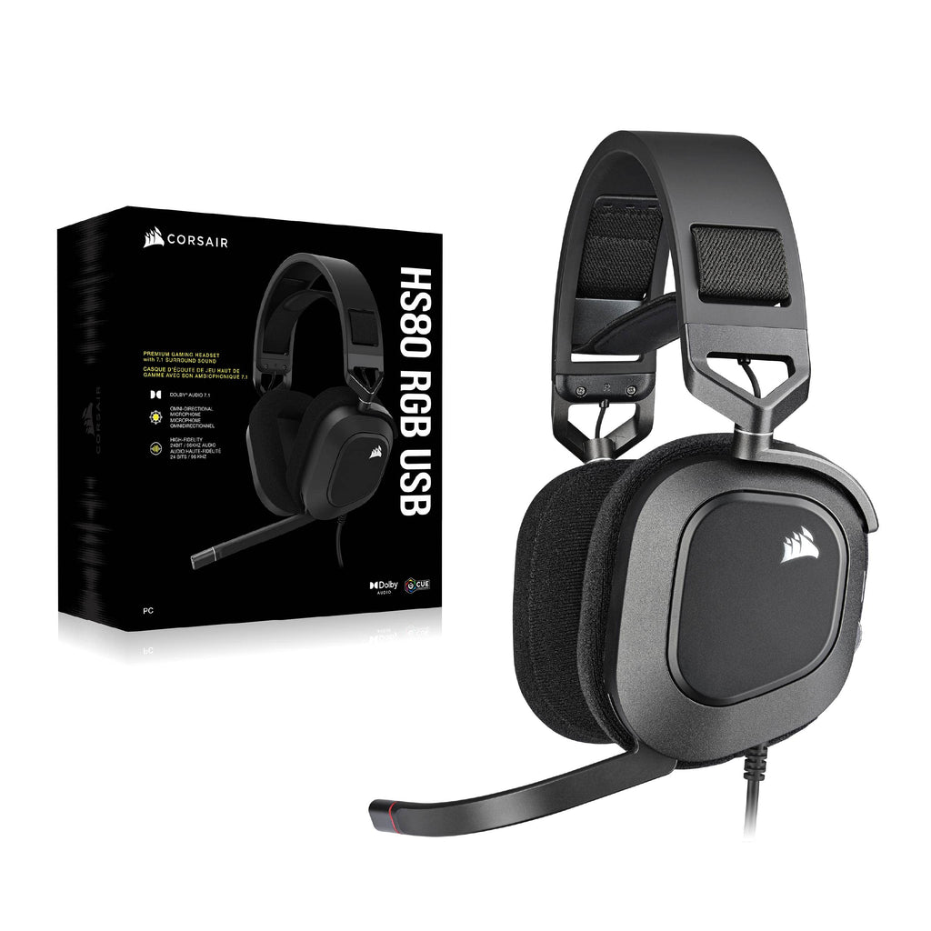Corsair HS80 MAX Wireless Multiplattform-Gaming-Headset – Stahlgrau