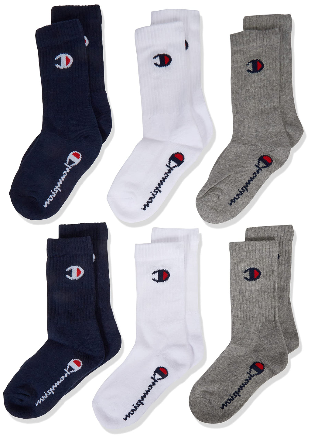 Champion Unisex Core 6pp Crew Füßlinge (6er Pack)