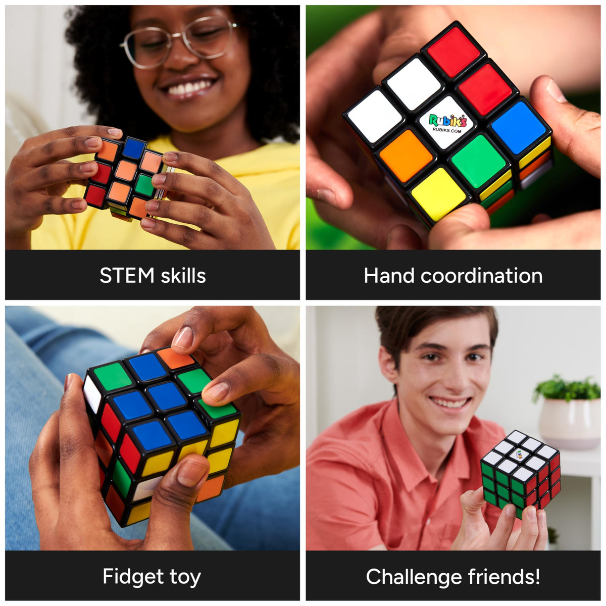 Rubik's Cube Tetris Edition 3x3 Cube Shapeshifting Puzzle Game Brain Teaser