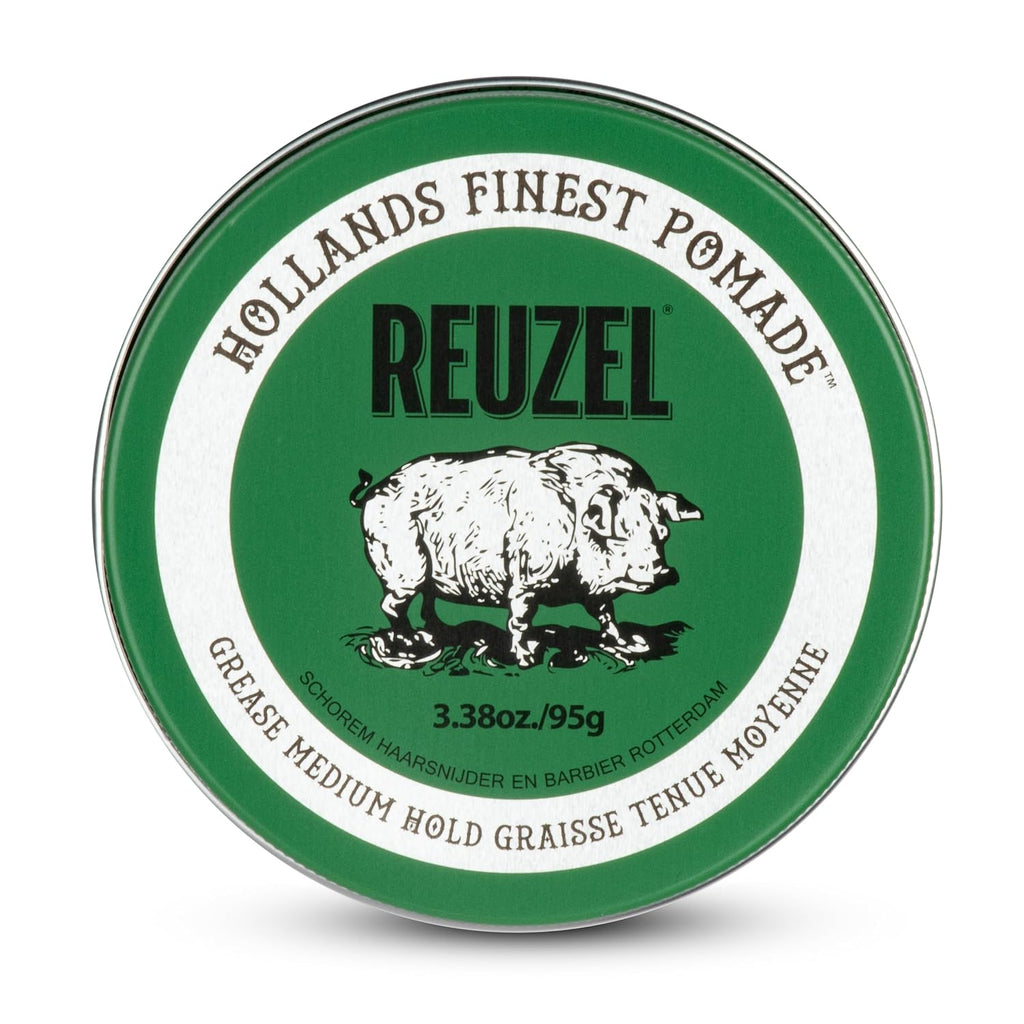 Reuzel Fiber Pomade, matter Glanz, fester Halt, texturiertes, volleres Aussehen, im Laufe des Tages leicht umformbar, 3,38 oz/95 g