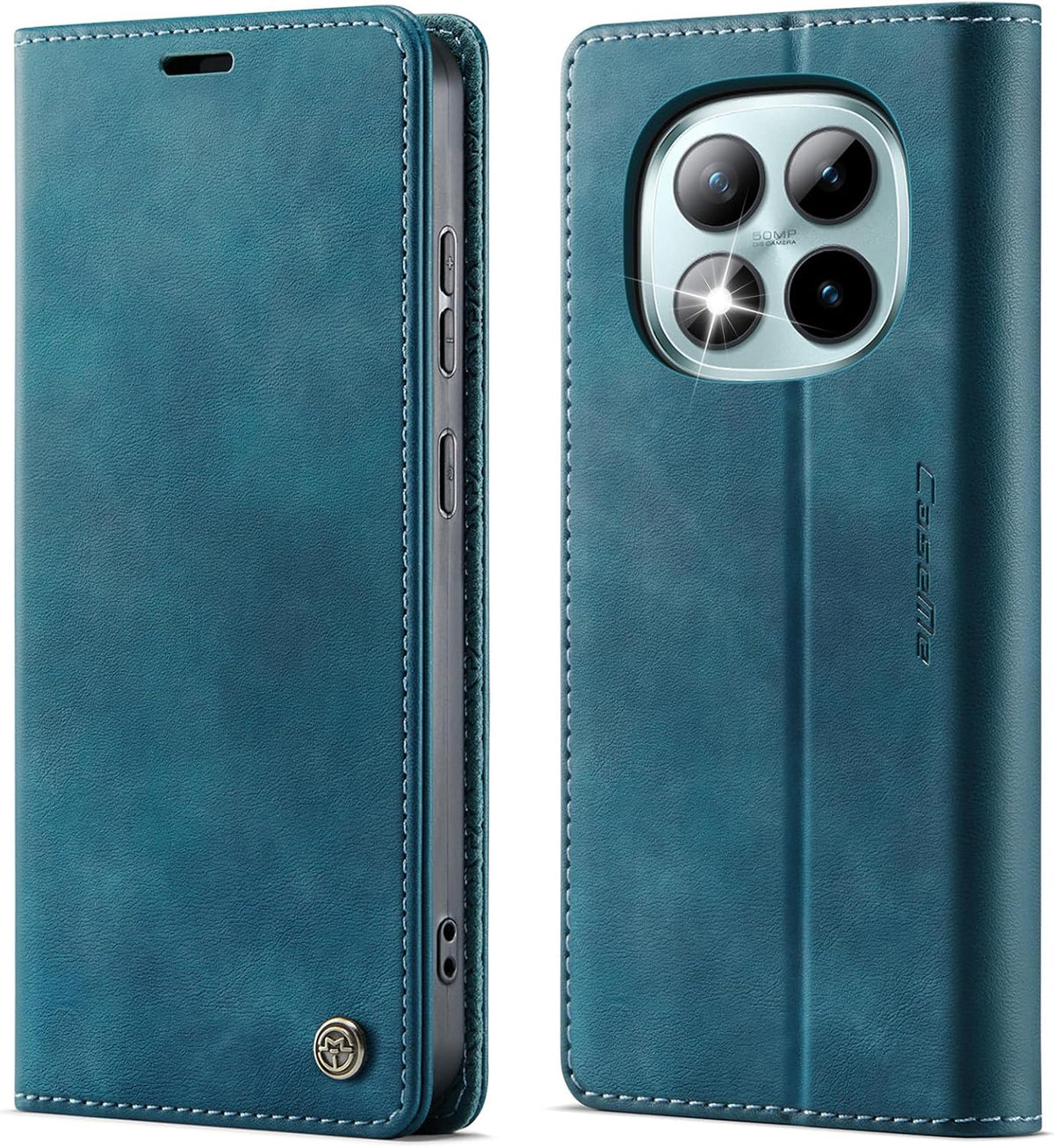 Handyhülle für Honor Magic 6 Pro hülle Premium PU klapphülle RFID Lederhülle Faltbare Schutzhülle Kartenfach Standfunktion Handytasche hülle Honor Magic 6 Pro 5G - Schwarz
