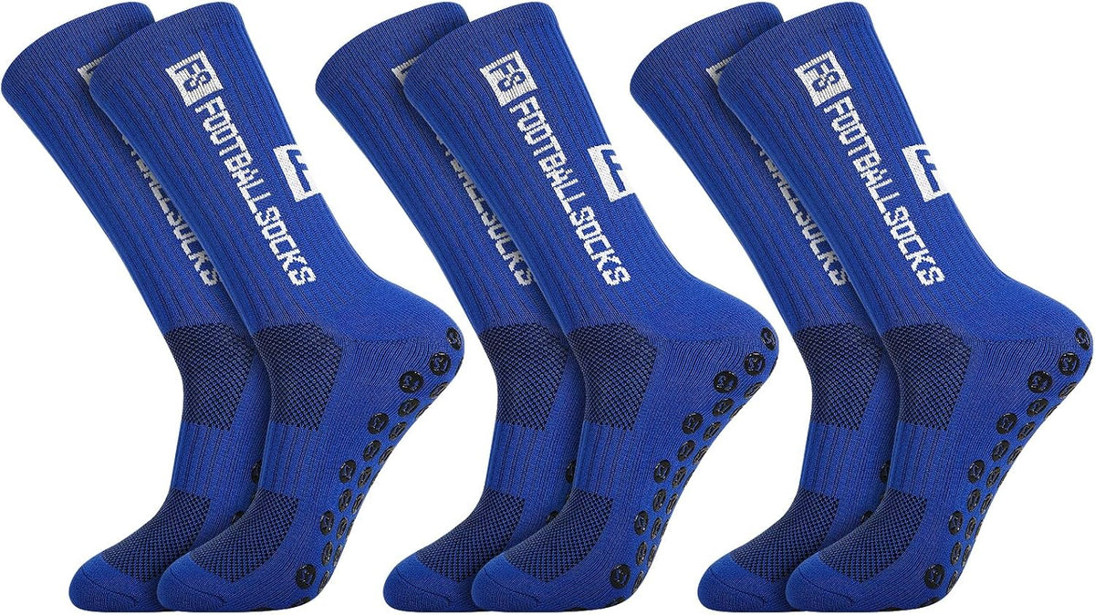 FANTESI 3 Paare Fußballsocken für Herren Damen,Sportsocken Fußball