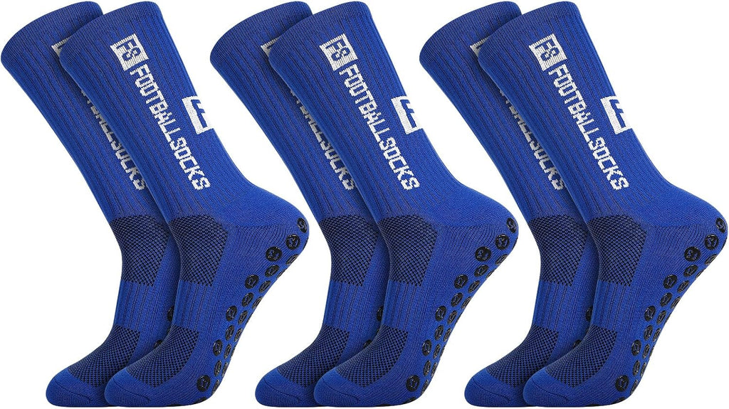 FANTESI 3 Paare Fußballsocken für Herren Damen,Sportsocken Fußball