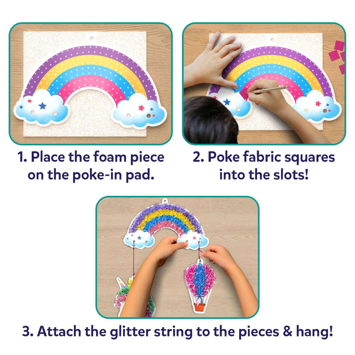 Skillmatics Poke-in Art – Disney Princesses, Wood Craft Kit, Gift for Kids